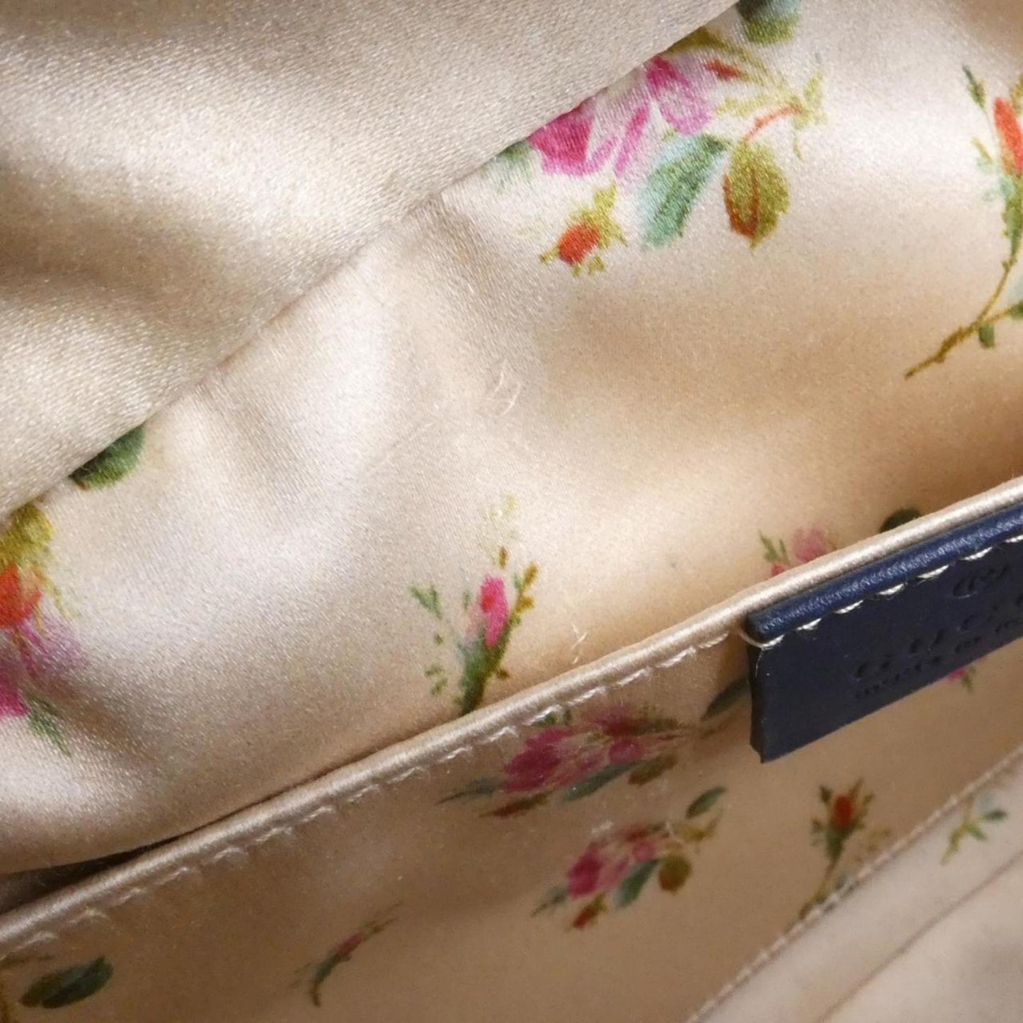 Gucci Blue Denim Shoulder Bag ( )
