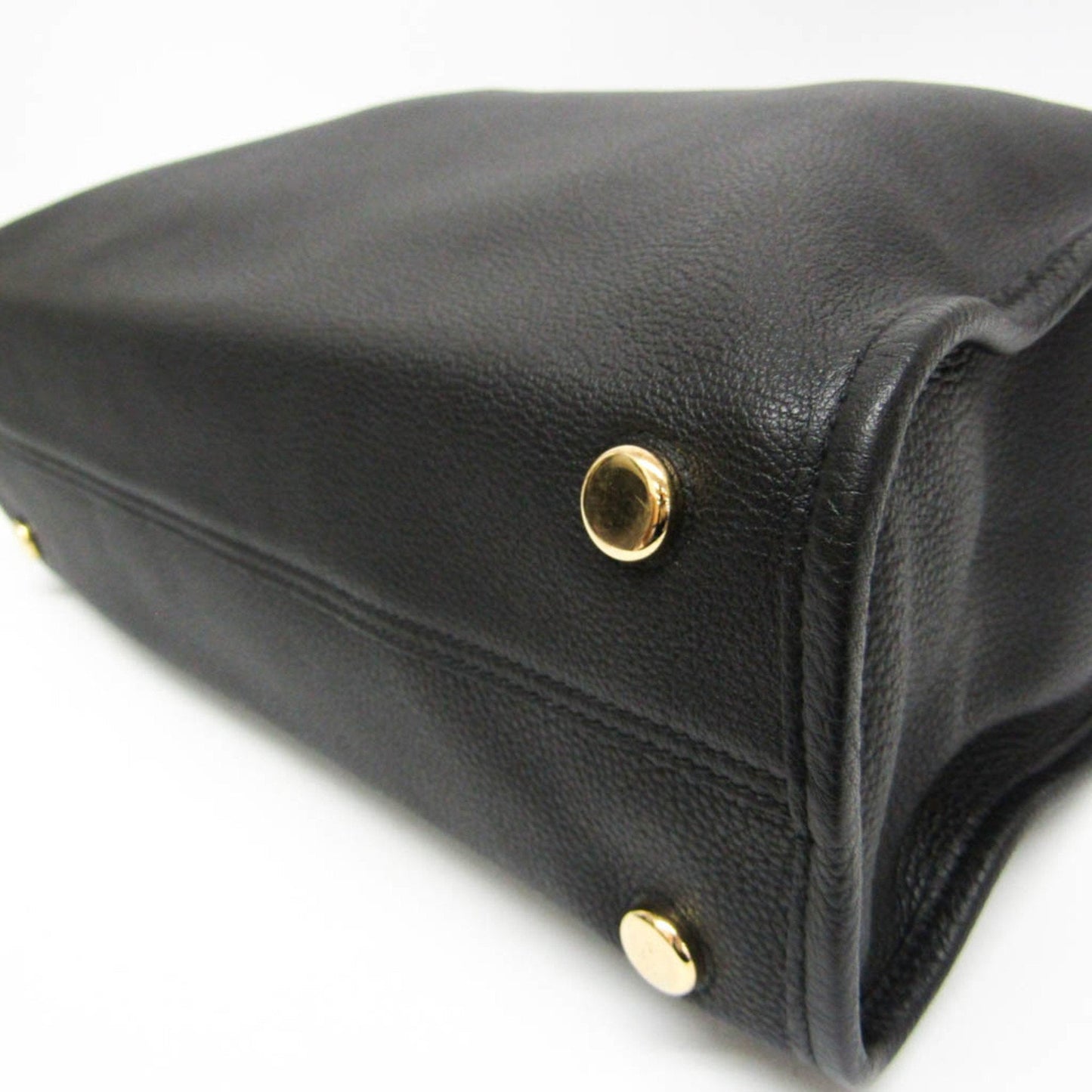 Gucci Black Leather Shoulder Bag Tote Bag ( )