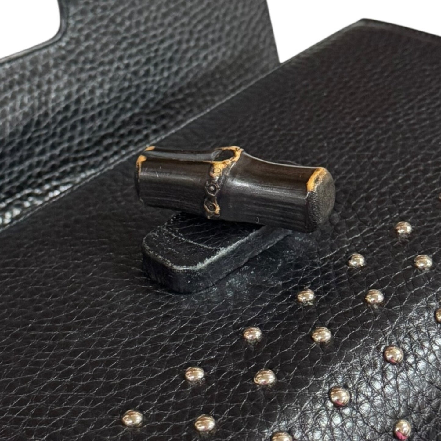 Gucci Black Leather Shoulder Bag ( )