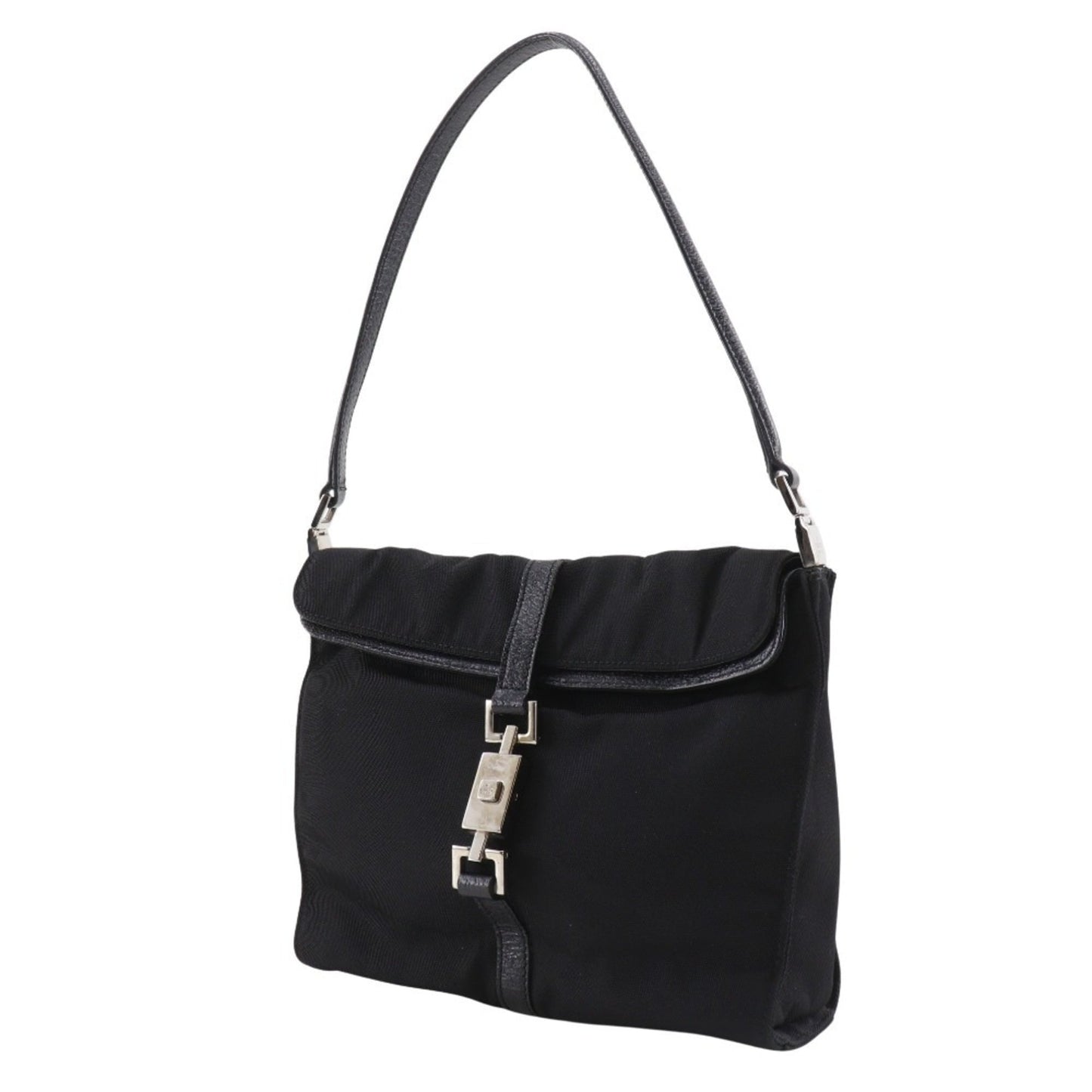 Gucci Black Nylon Canvas Shoulder Bag ( )