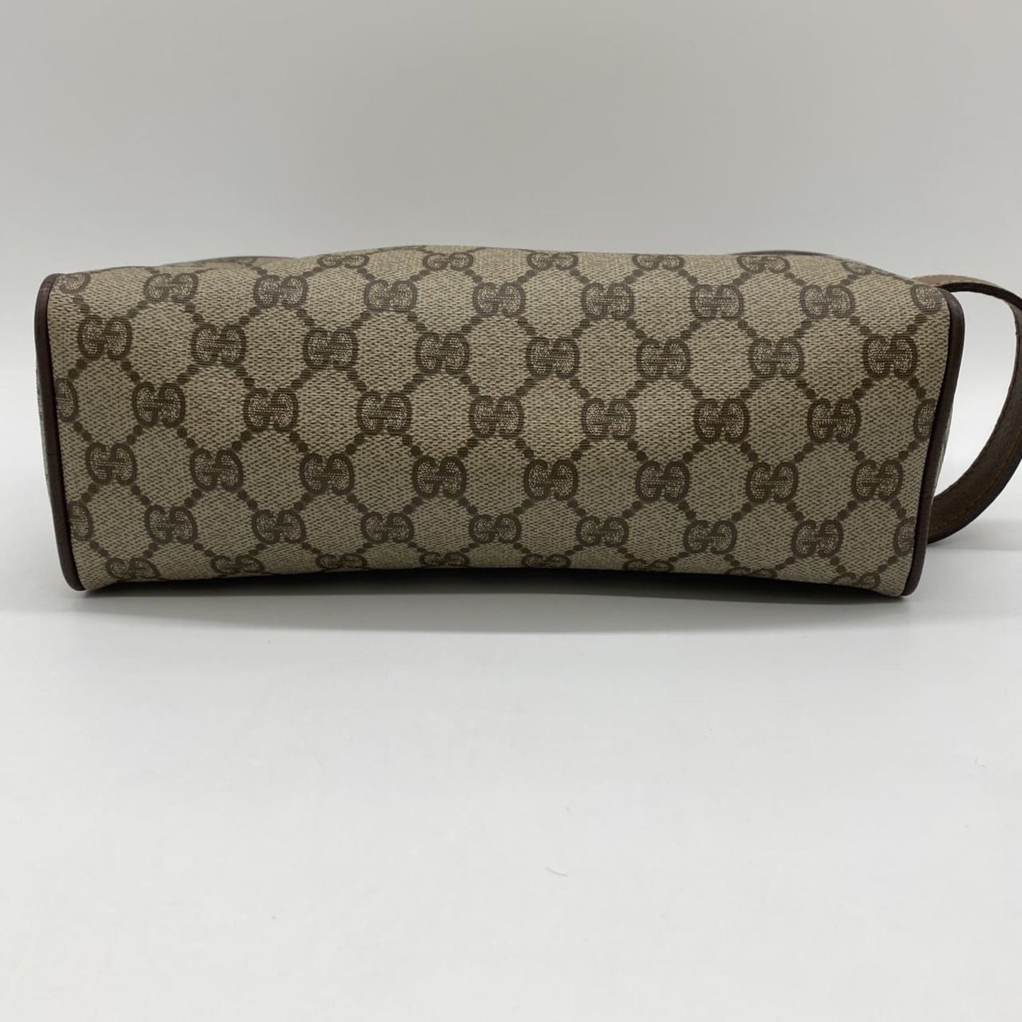 Gucci Brown Gg Supreme Pvc Pouch ( )
