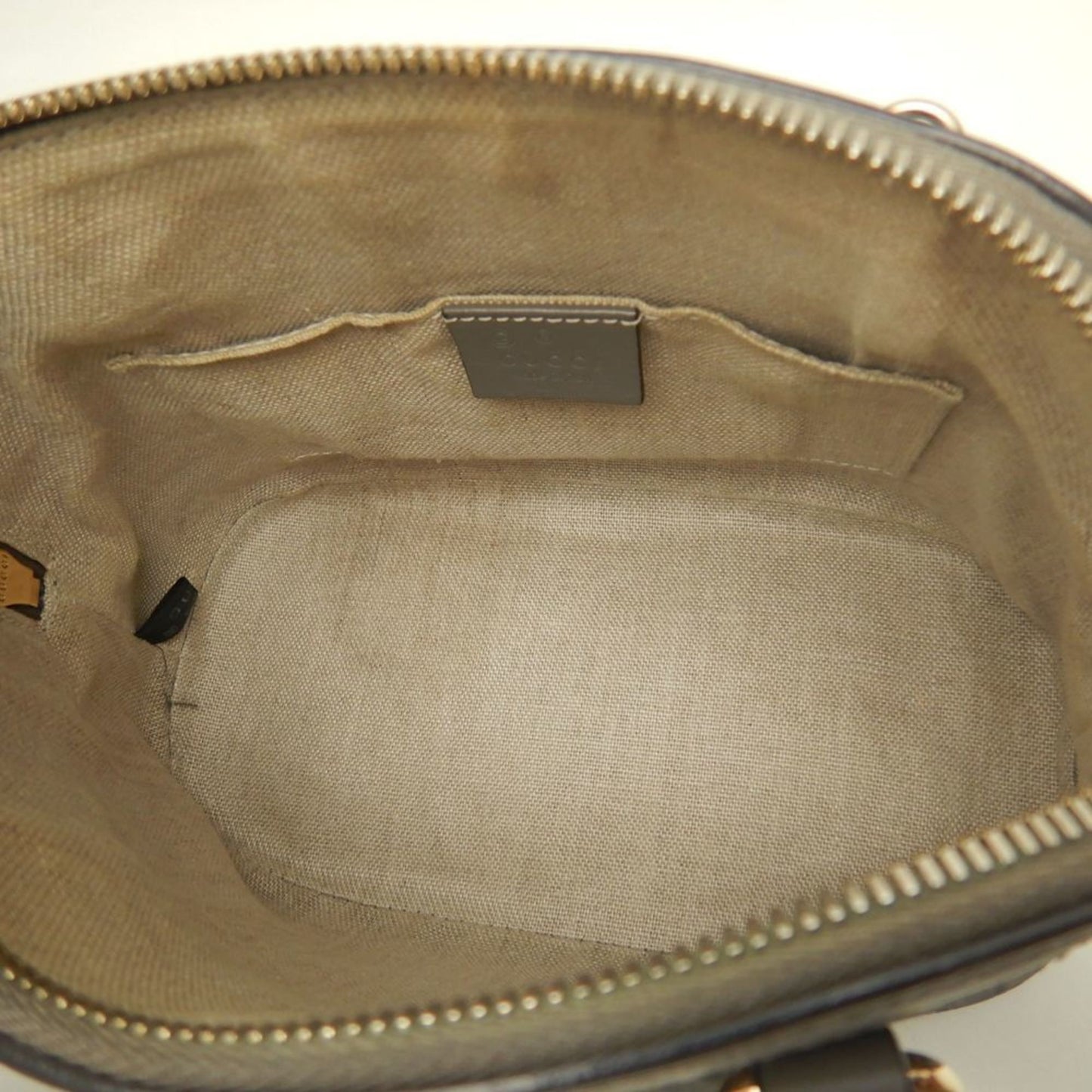 Gucci Microguccissima Gray Leather Handbag ( )