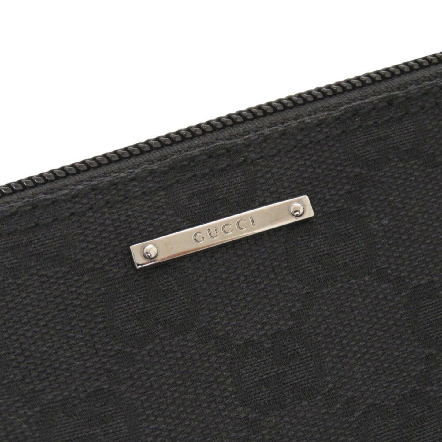 Gucci Gg Canvas Black Gg Canvas Handbag Pouch ( )