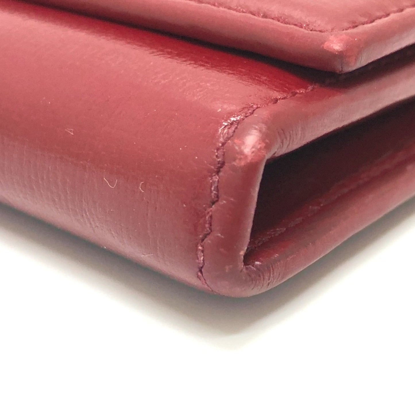 Gucci Red Leather Wallet (Bi-Fold) ( )
