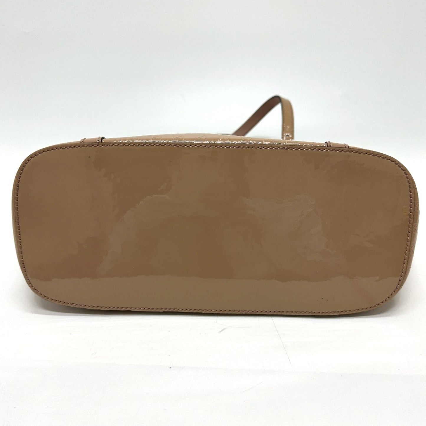 Gucci Beige Patent Leather Tote Bag ( )