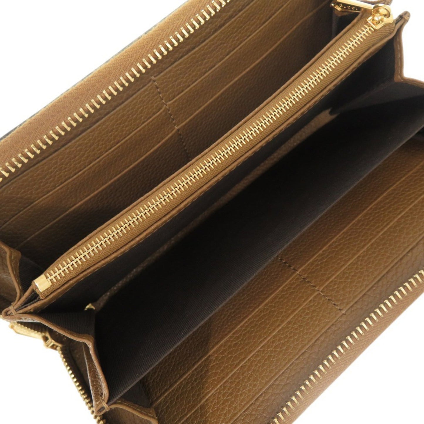 Gucci Brown Leather Long Wallet (Bi-Fold) ( )