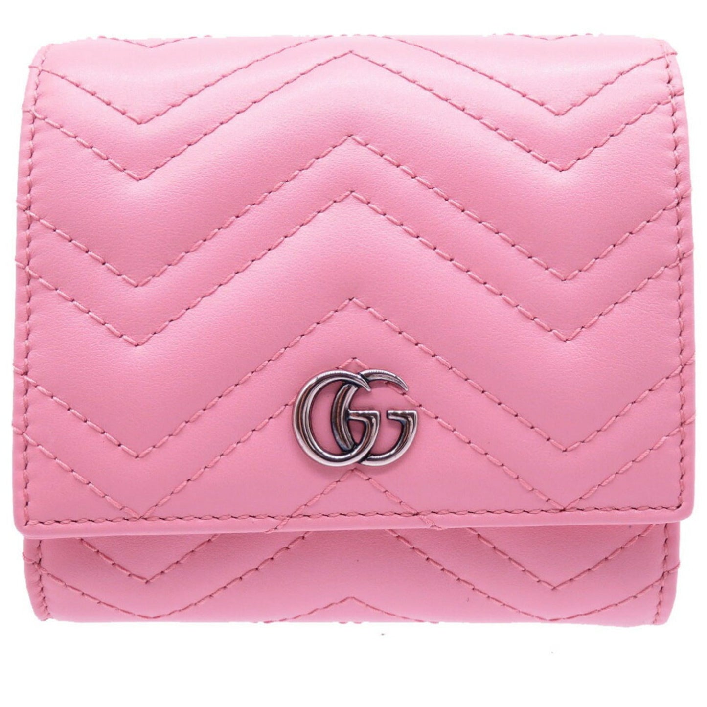 Gucci Pink Leather Wallet (Bi-Fold) ( )