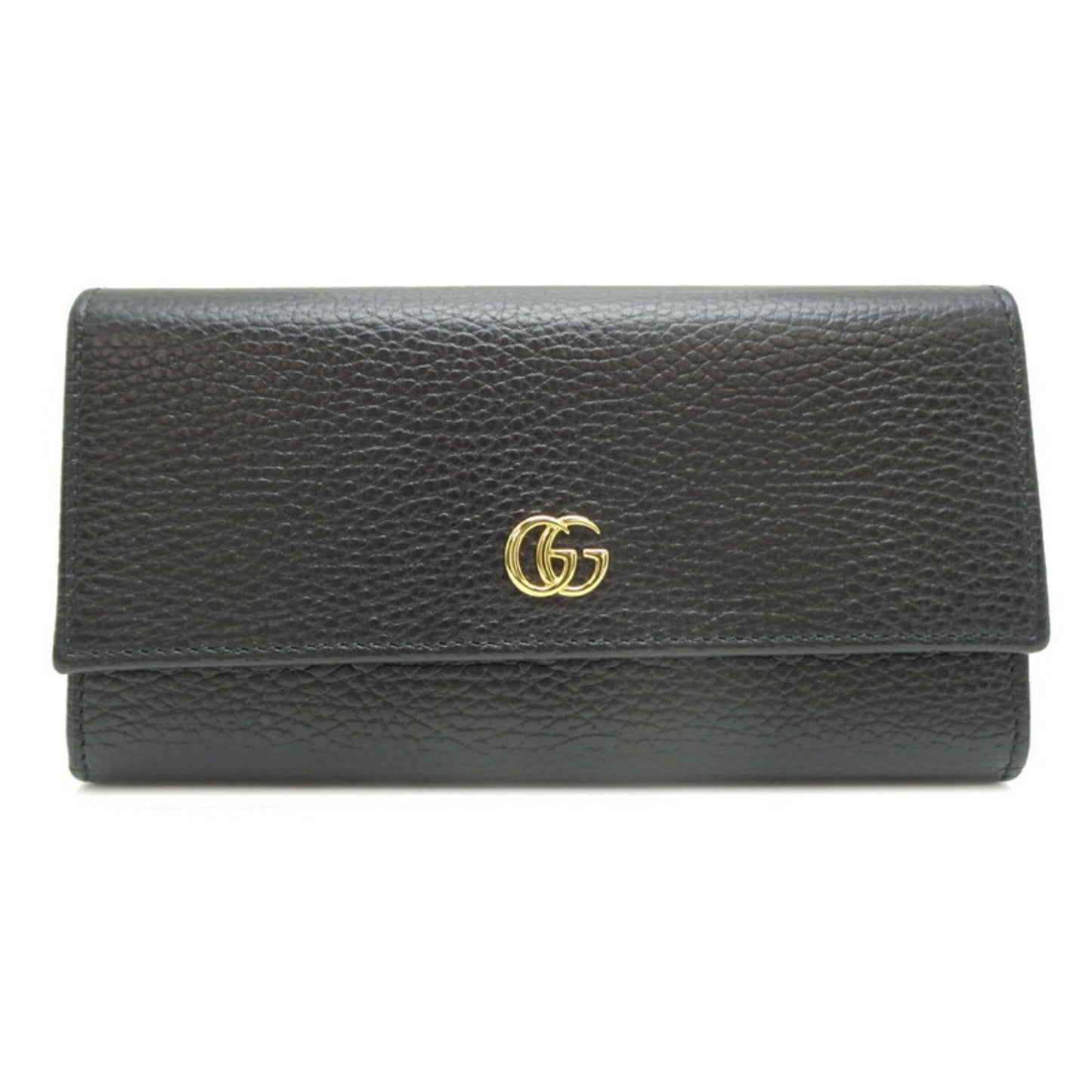 Gucci Black Leather Long Wallet (Bi-Fold) ( )