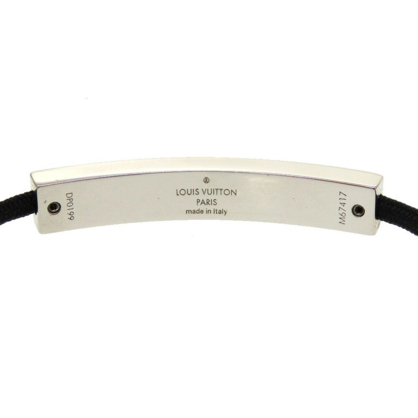 LOUIS VUITTON Bracelet Space LV M67417 Nylon Black