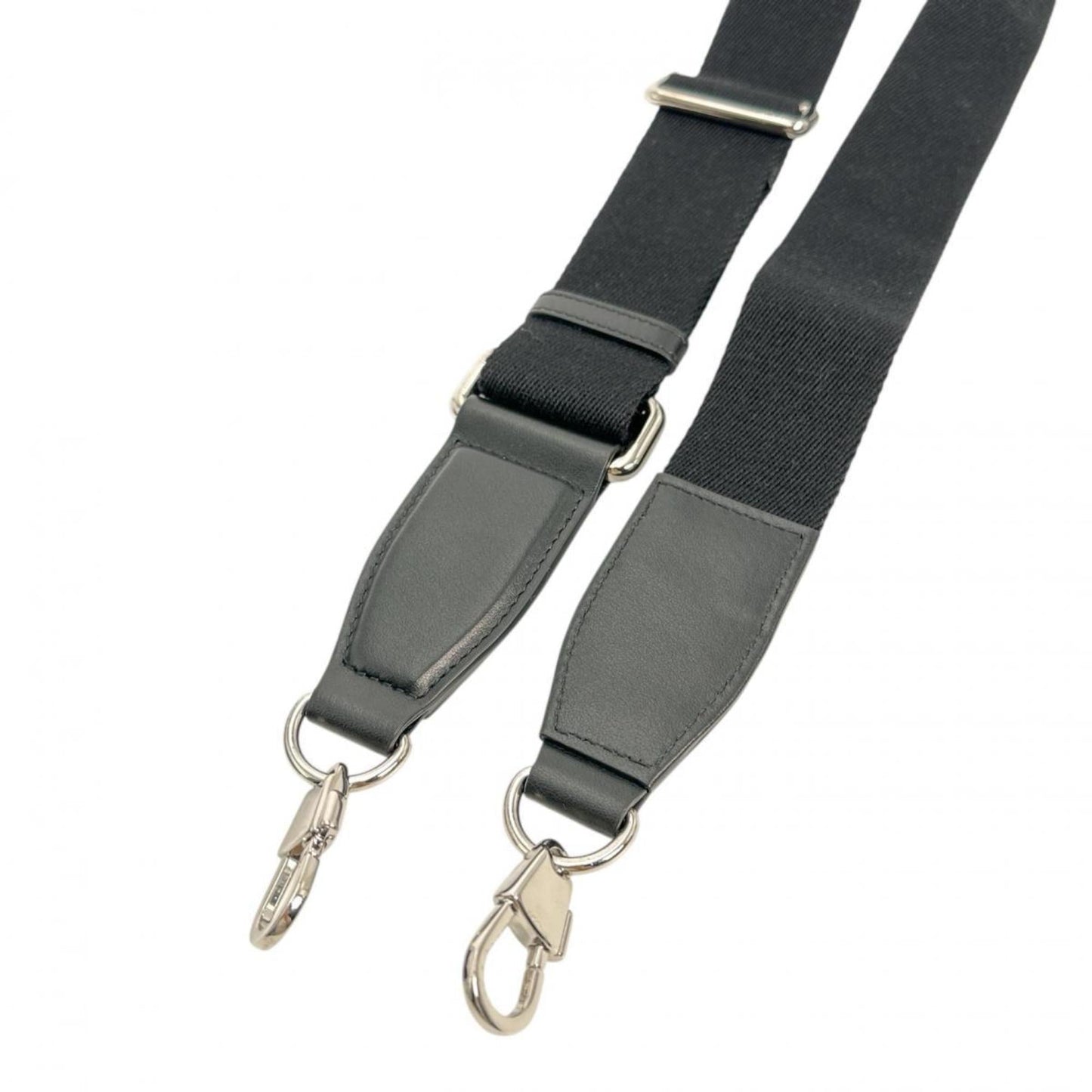 Gucci Black Nylon Leather Shoulder Bag ( )