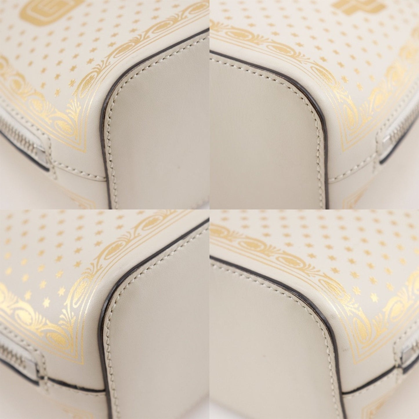 Gucci White Leather Shoulder Bag ( )
