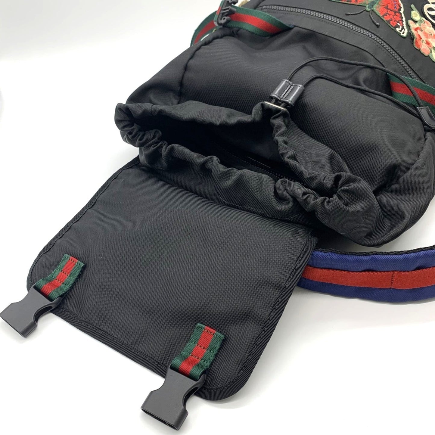 Gucci Black Nylon Backpack ( )