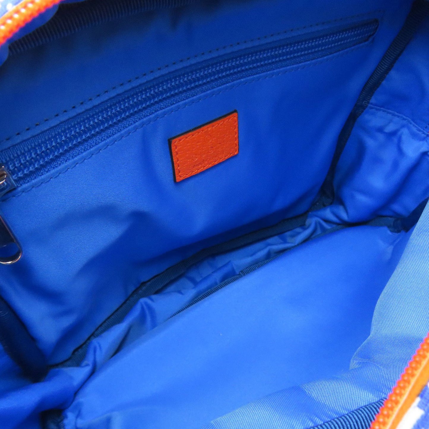 Gucci Blue Nylon Backpack ( )