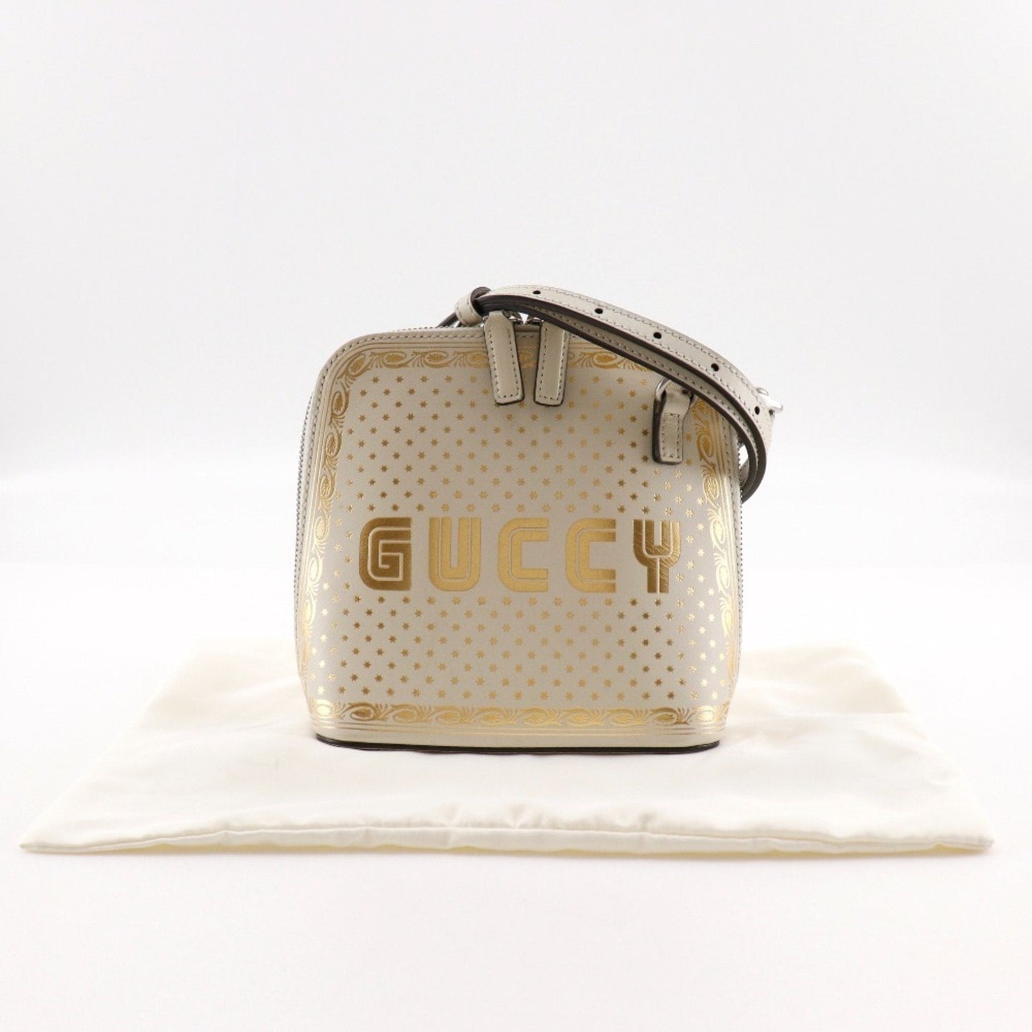 Gucci White Leather Shoulder Bag ( )