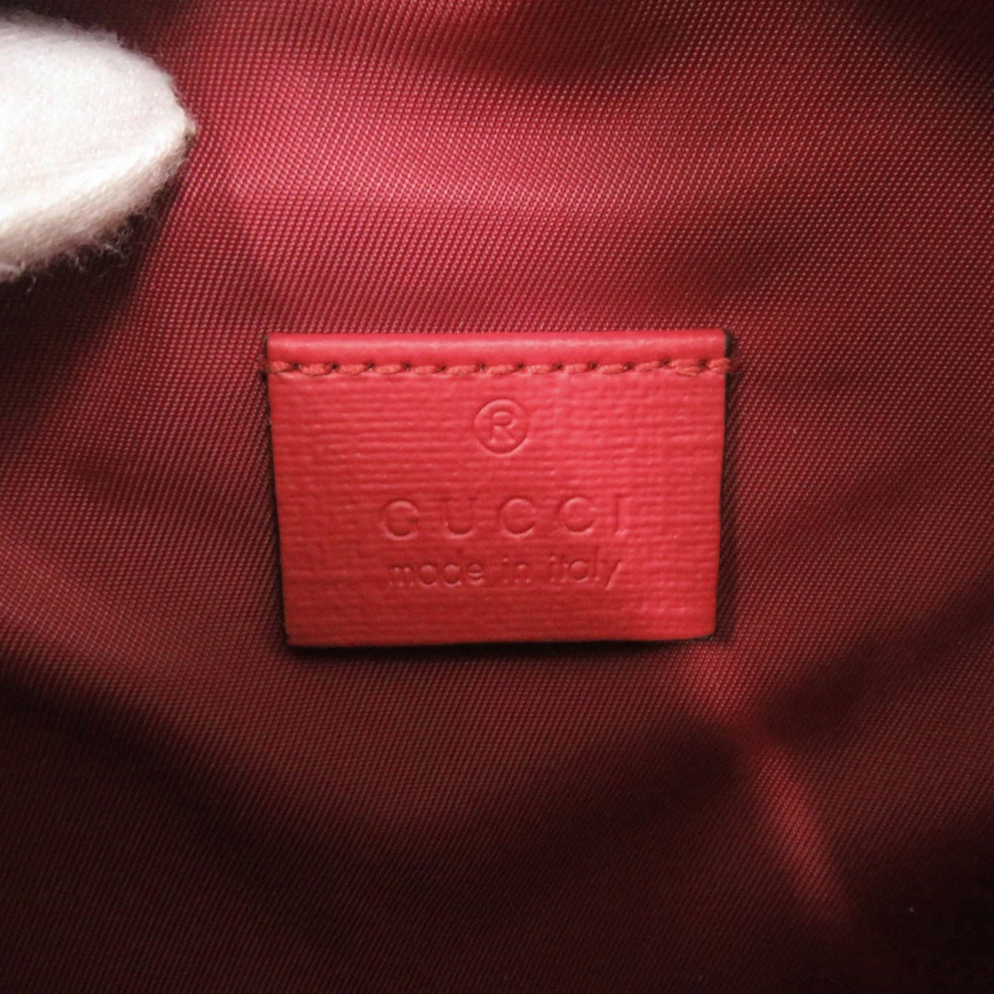 Gucci Red Color Leather Sling Bag ( )