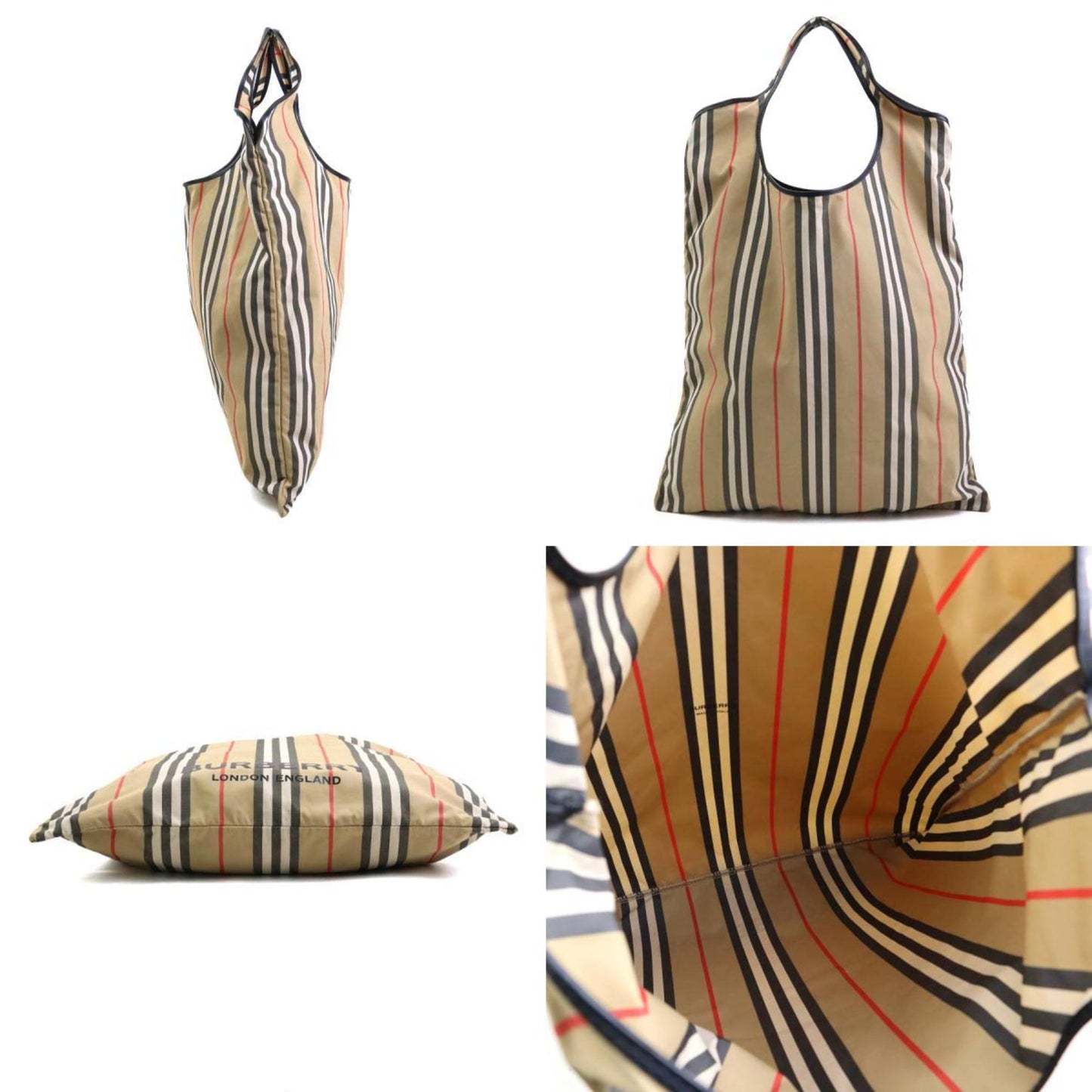 Burberry Beige Nylon Handbag ( )