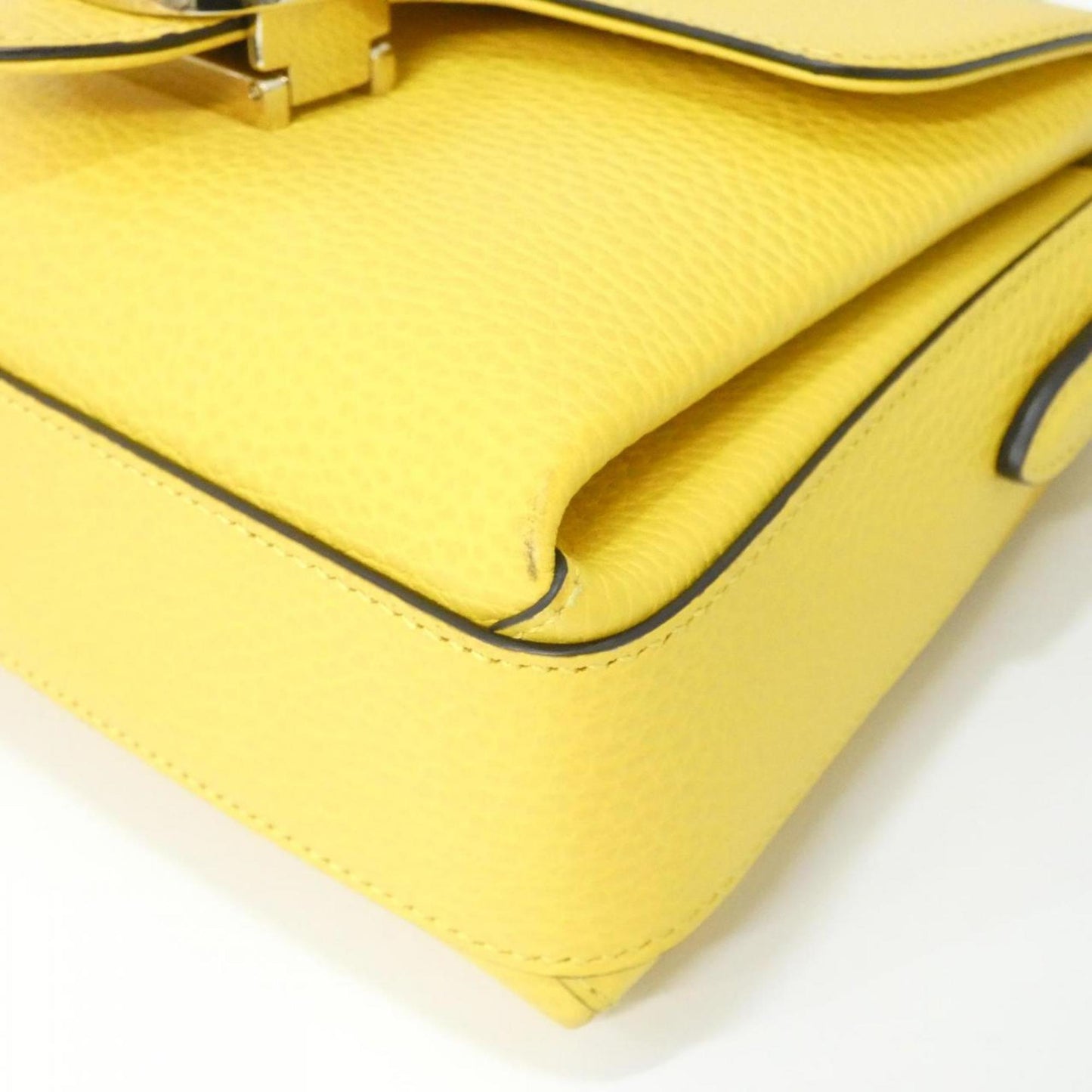 Gucci Yellow Leather Shoulder Bag ( )