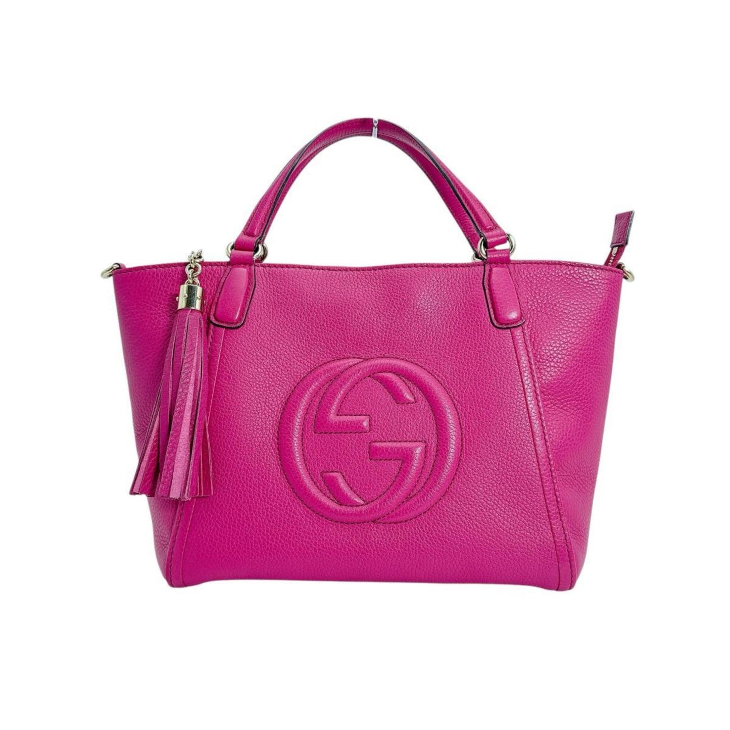 Gucci Pink Leather Handbag ( )