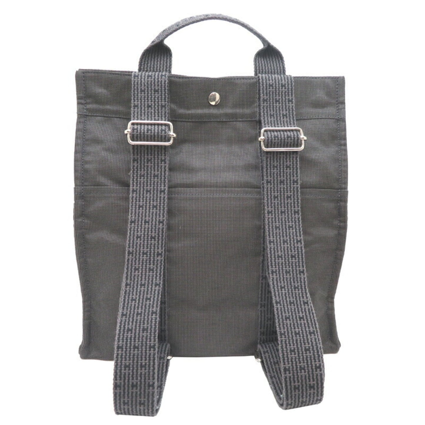 Hermes Gray Nylon Backpack ( )