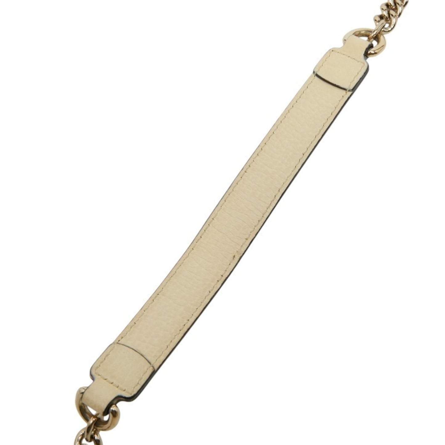 Gucci Beige Ivory Leather Shoulder Bag ( )