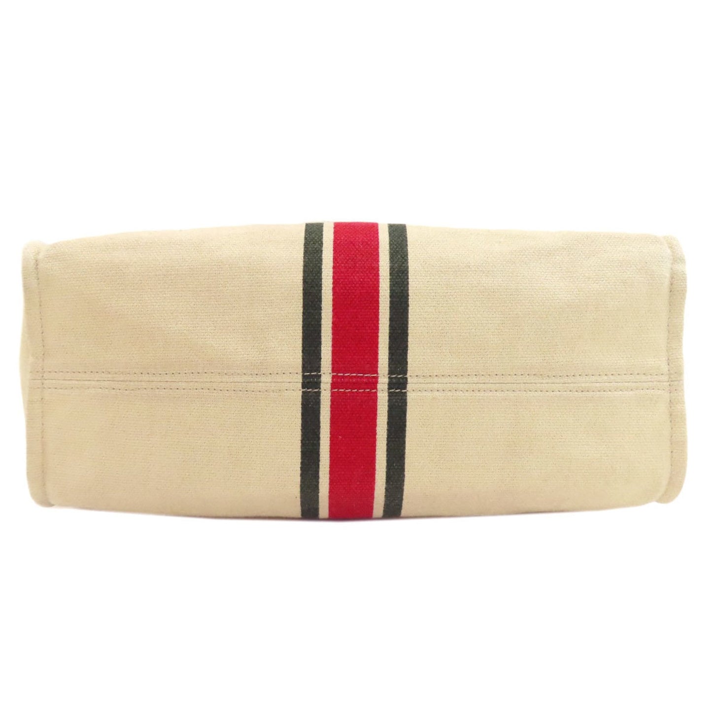 Gucci Beige Brown Canvas Handbag ( )