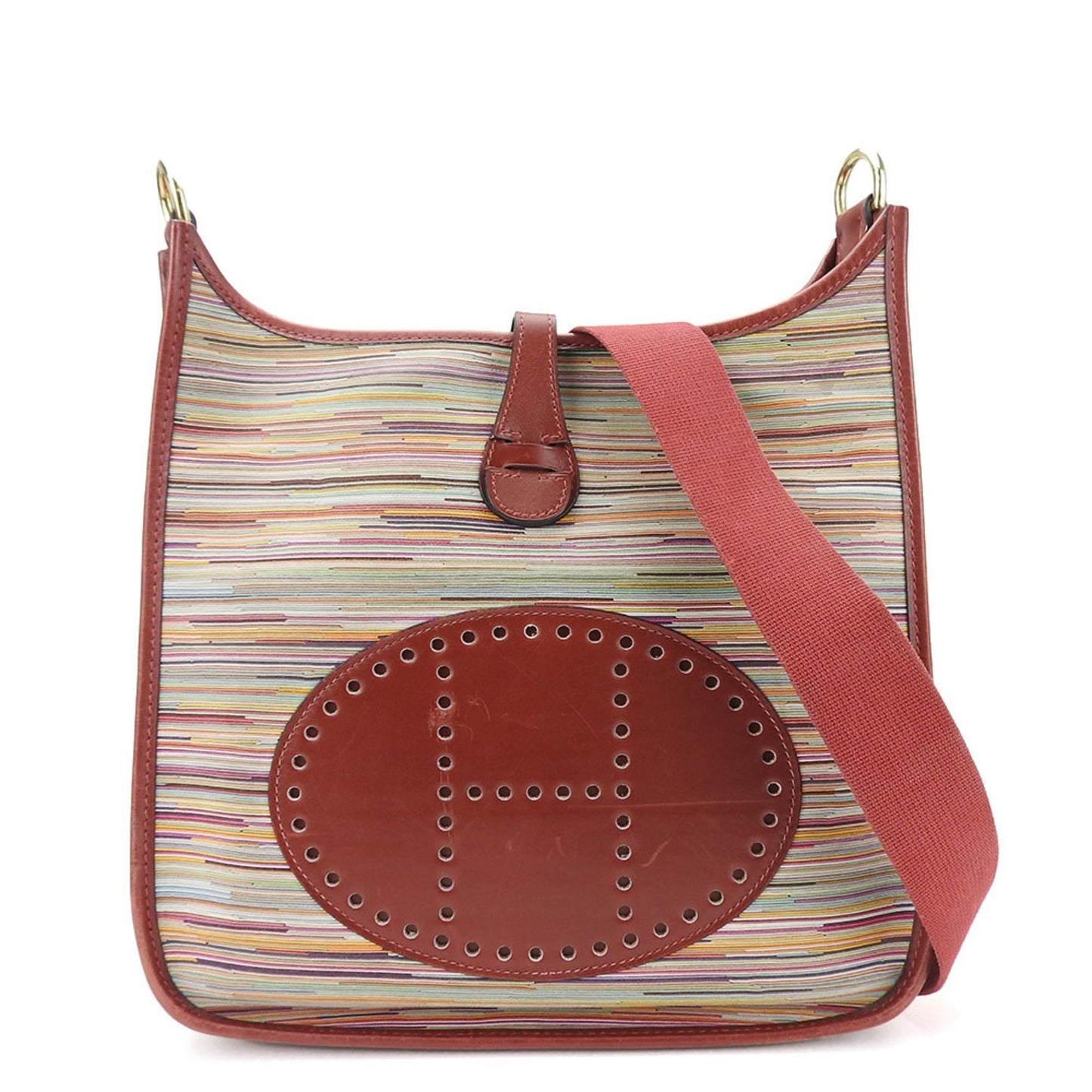 Hermes Evelyne Bordeaux Shoulder Bag ( )