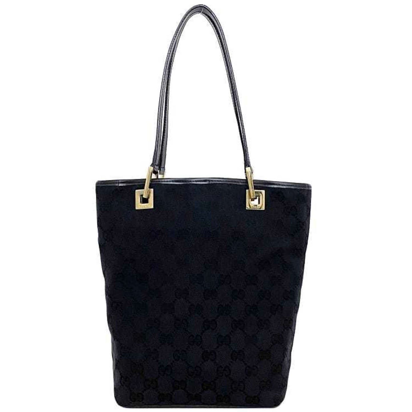 Gucci Leather Canvas Tote