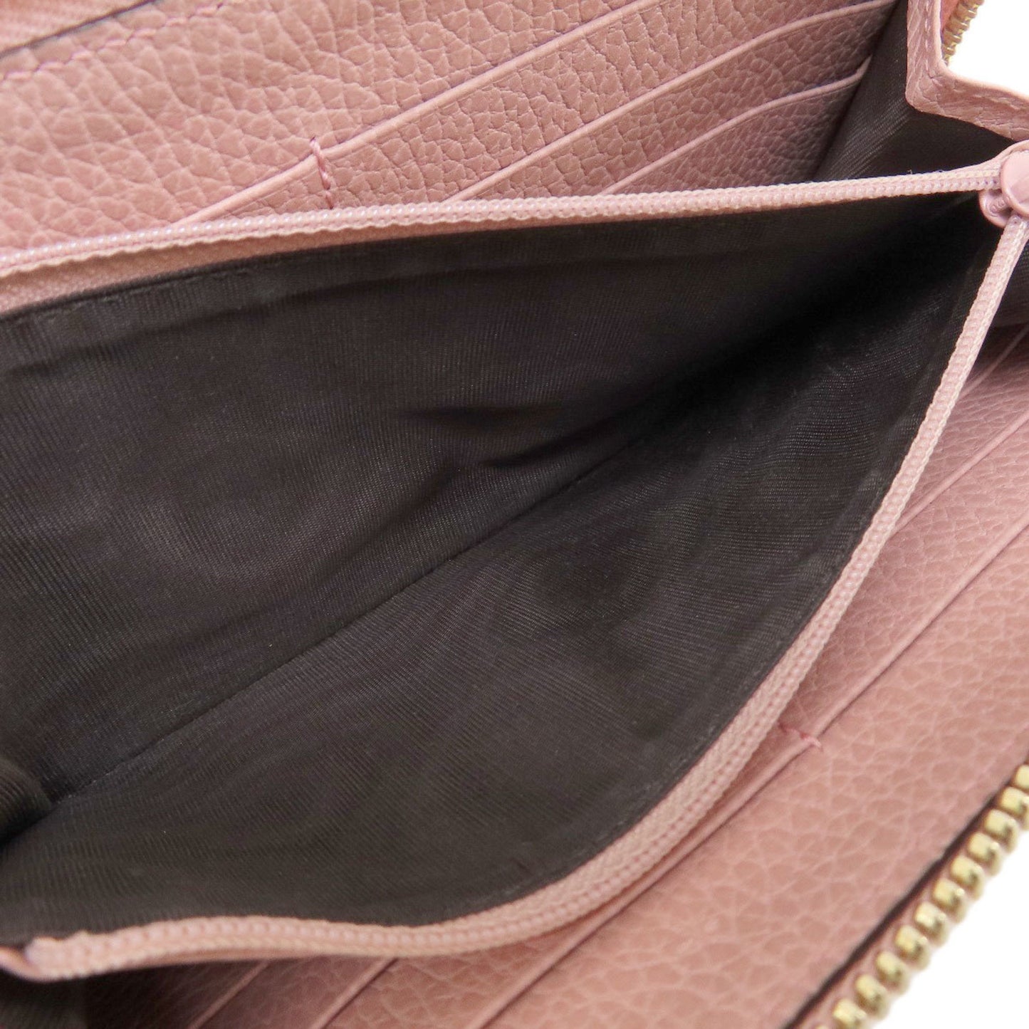 Gucci Pink Leather Long Wallet (Bi-Fold) ( )