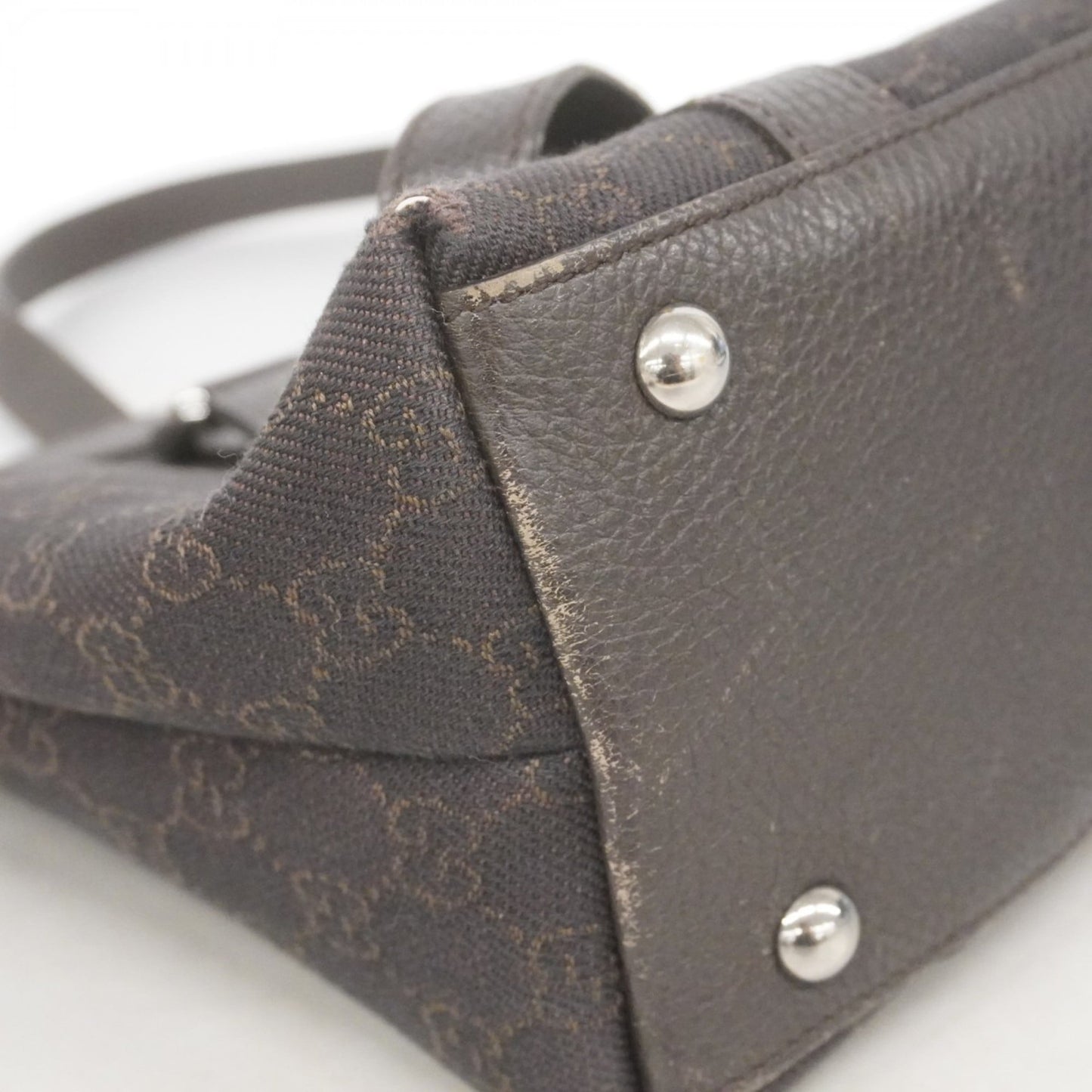 Gucci Brown Denim Tote Bag ( )