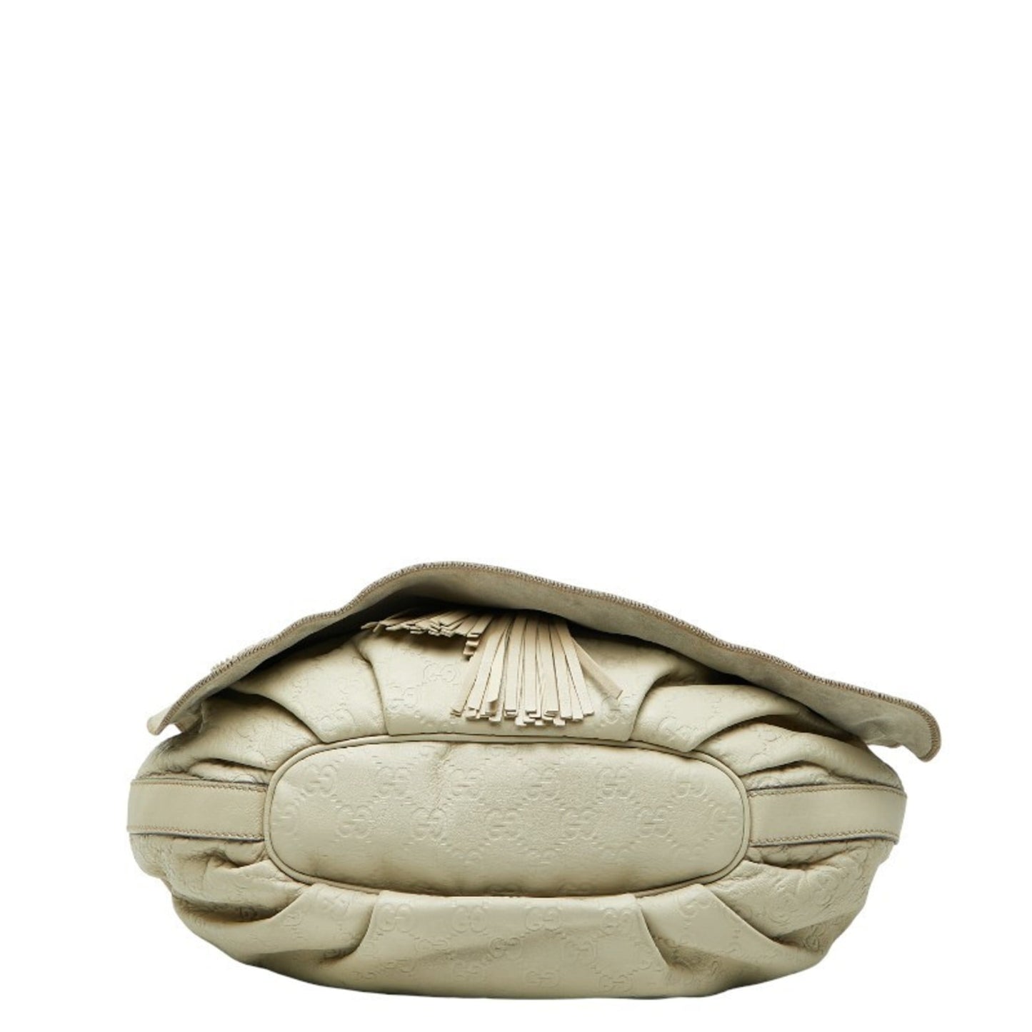 Gucci Ivory White Leather Shoulder Bag ( )