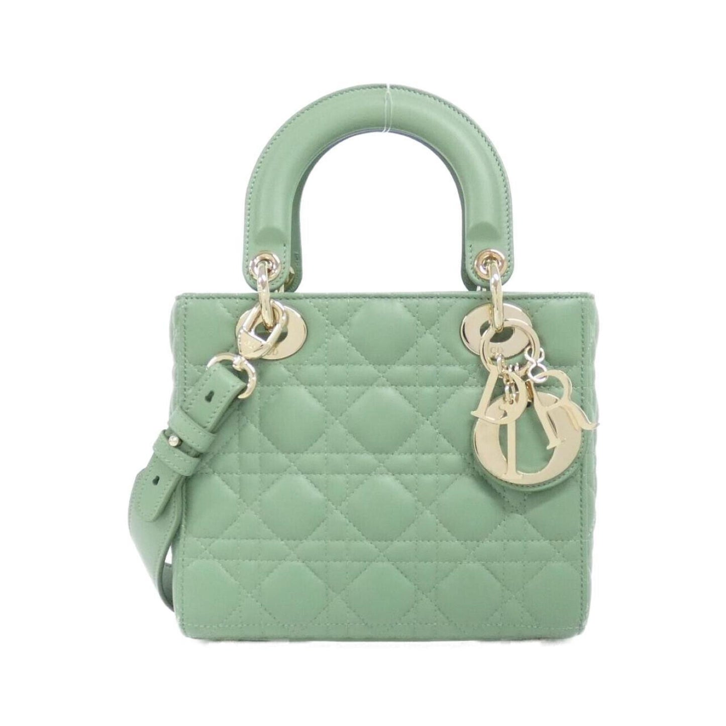 Christian Dior Gold Leather Handbag ()