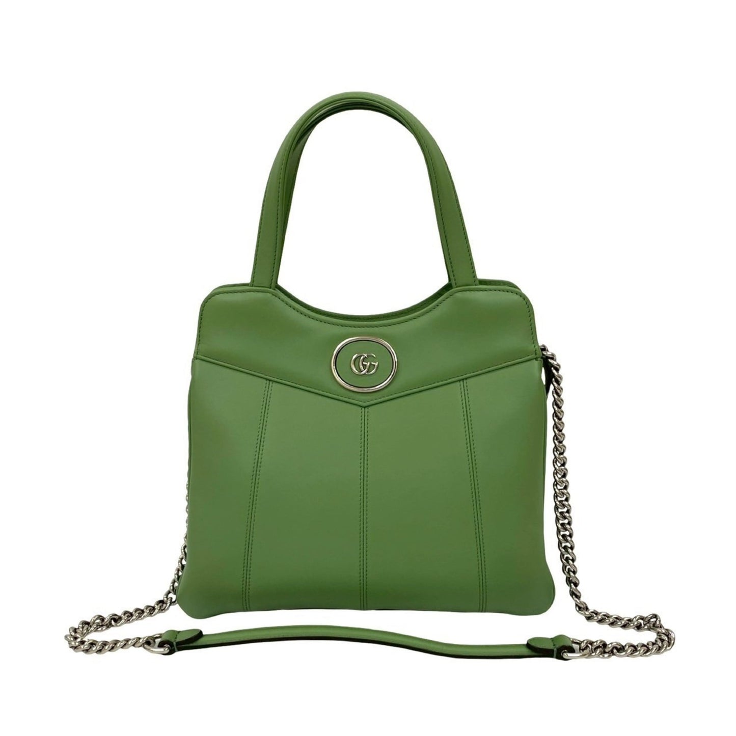 Gucci Green Leather Handbag Shoulder Bag ( )