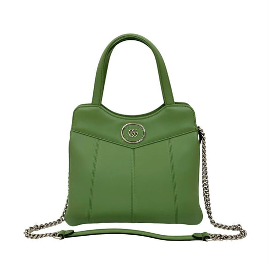Gucci Green Leather Handbag Shoulder Bag ( )