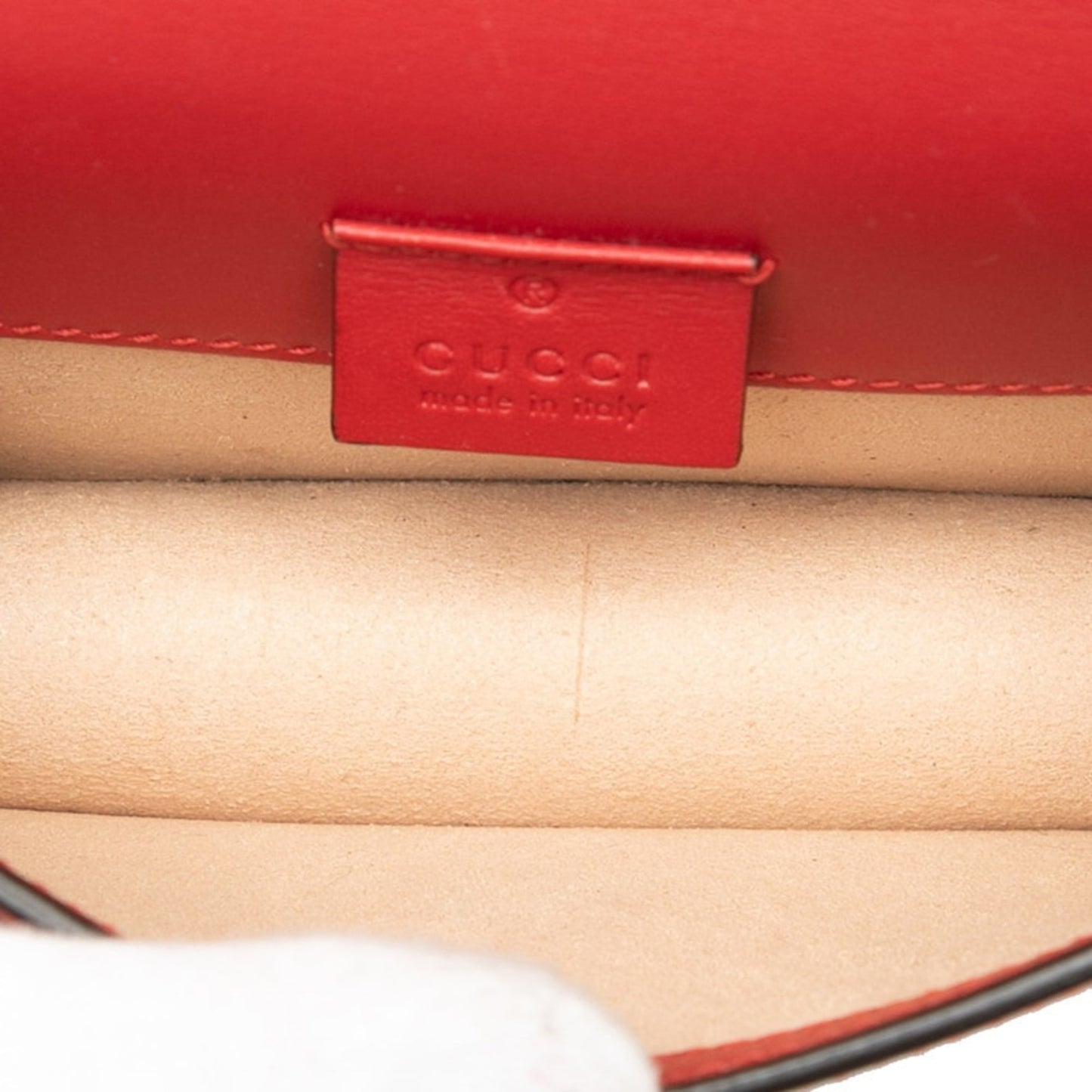 Gucci Multi-Color Red Color Leather Shoulder Bag ( )