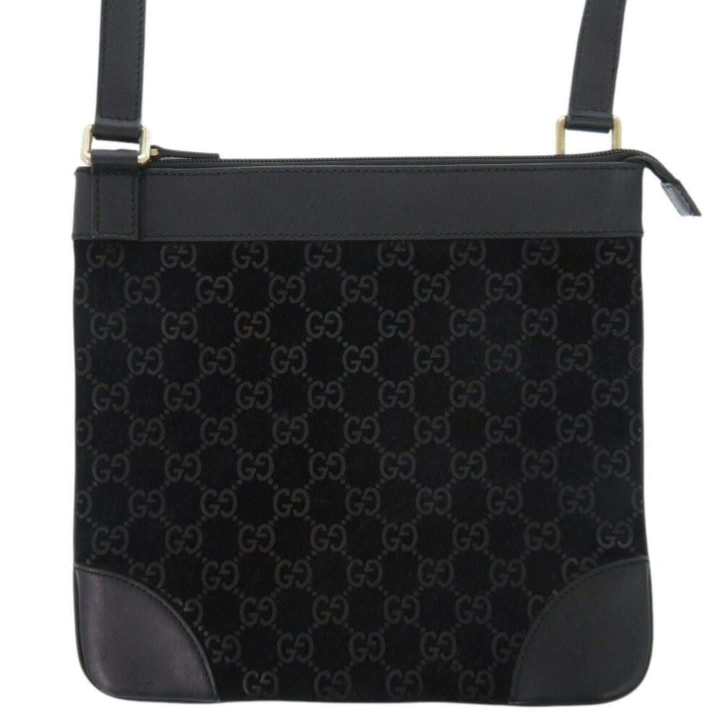 Gucci Black Suede Shoulder Bag ( )