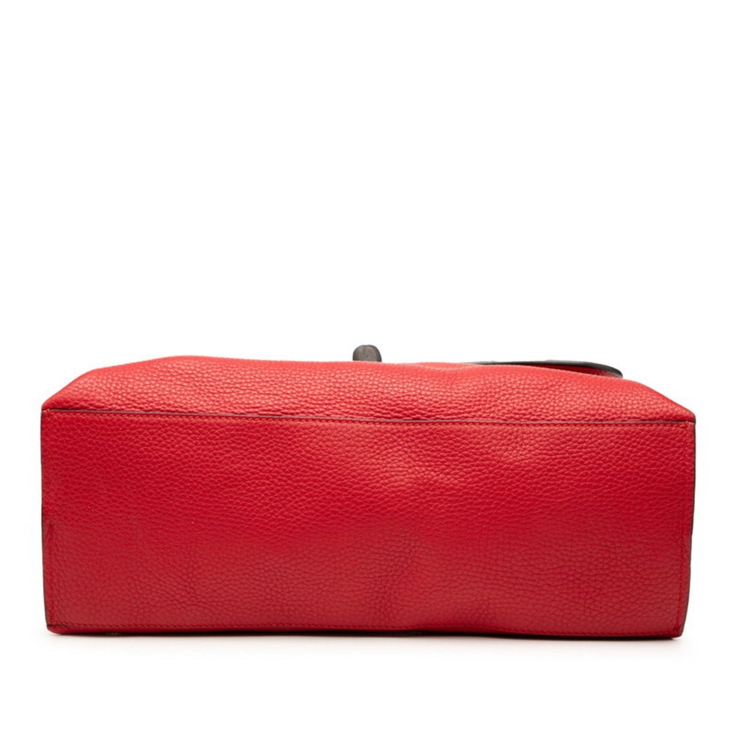 Gucci Red Color Leather Handbag Shoulder Bag ( )