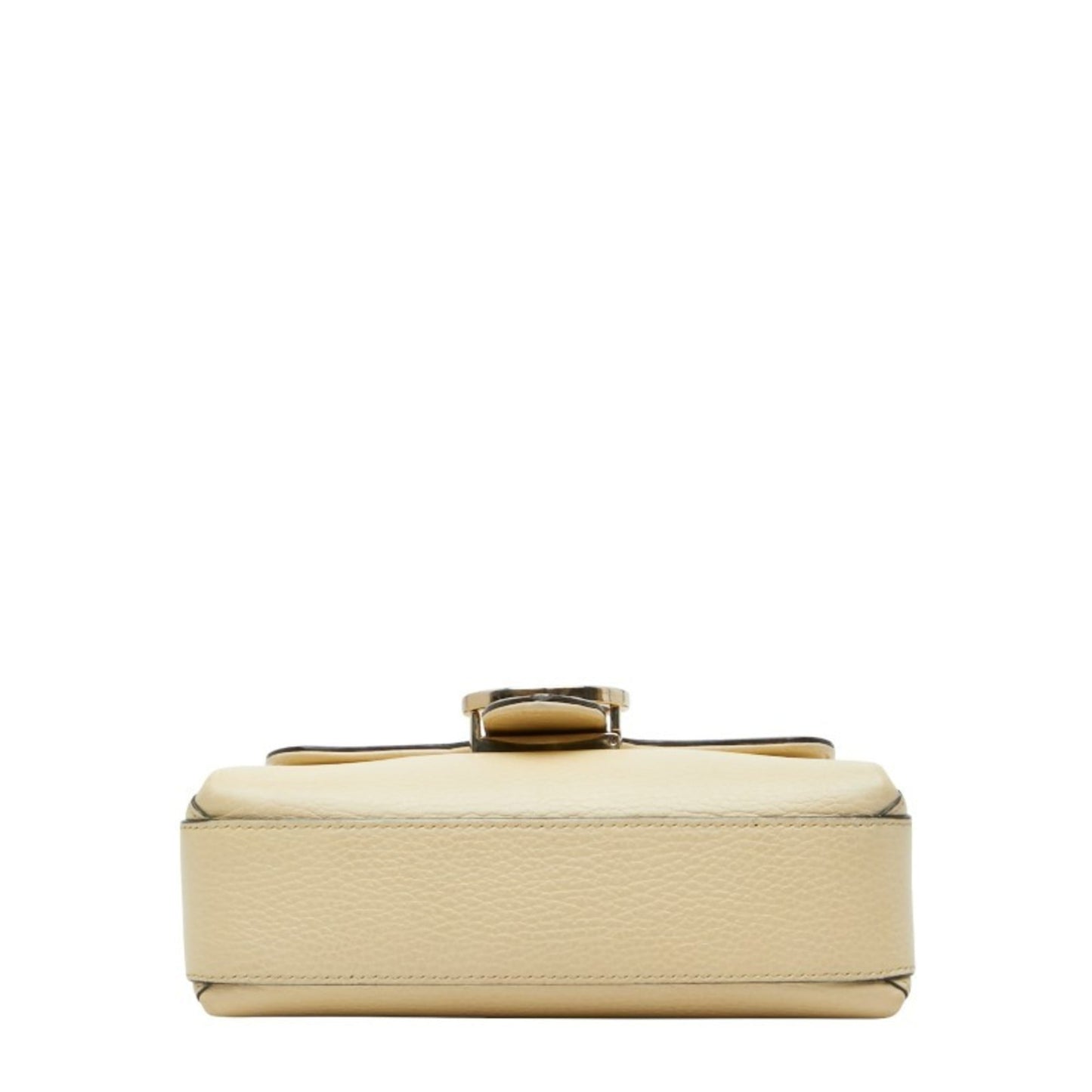 Gucci Beige Ivory Leather Shoulder Bag ( )