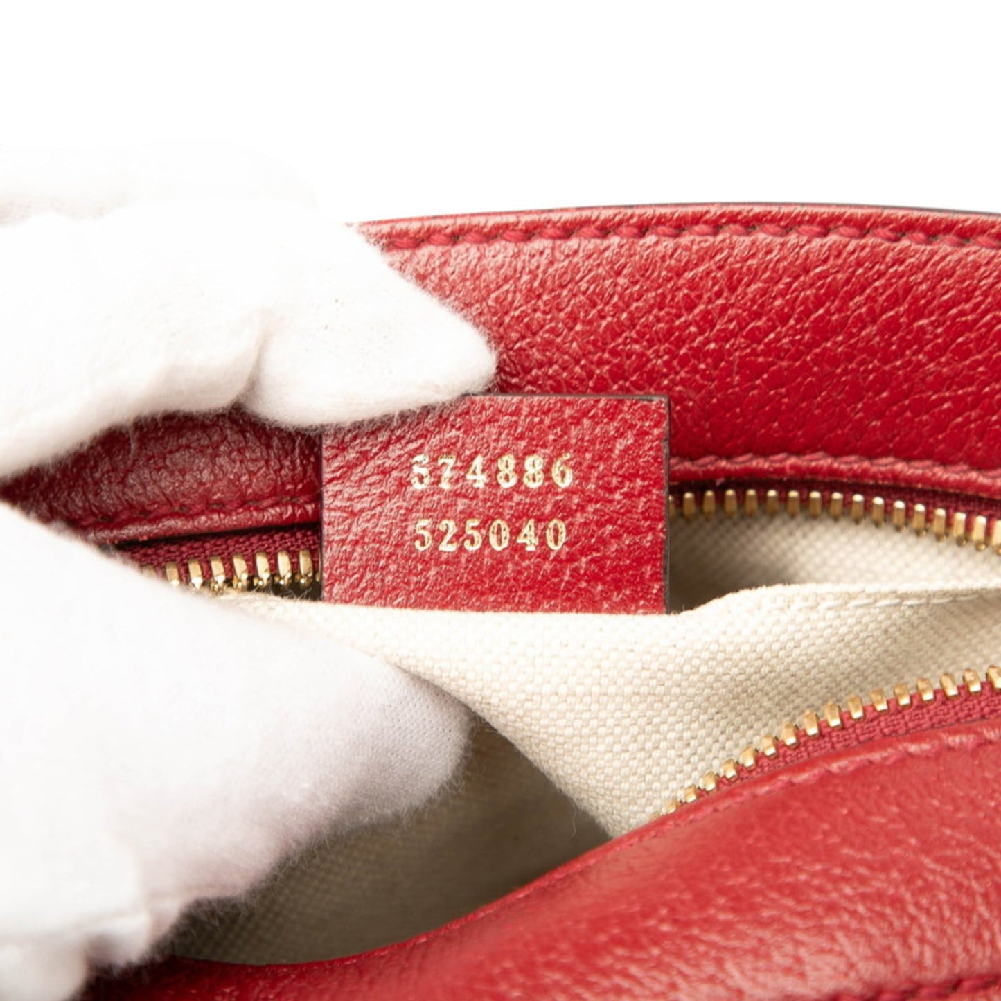 Gucci Brown Red Color Pvc Leather Shoulder Bag ( )