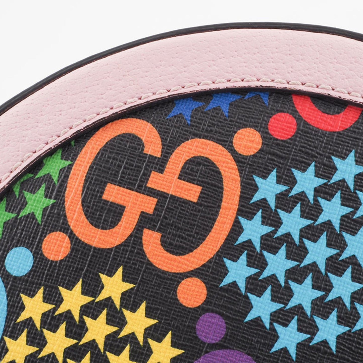 Gucci Multi-Color Pink Pvc Leather Shoulder Bag ( )