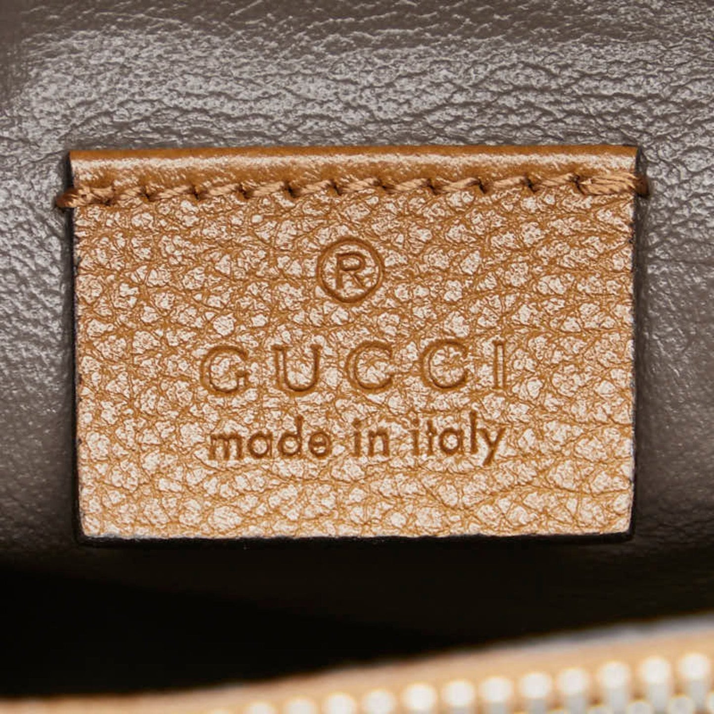 Gucci Brown Leather Handbag Shoulder Bag ( )