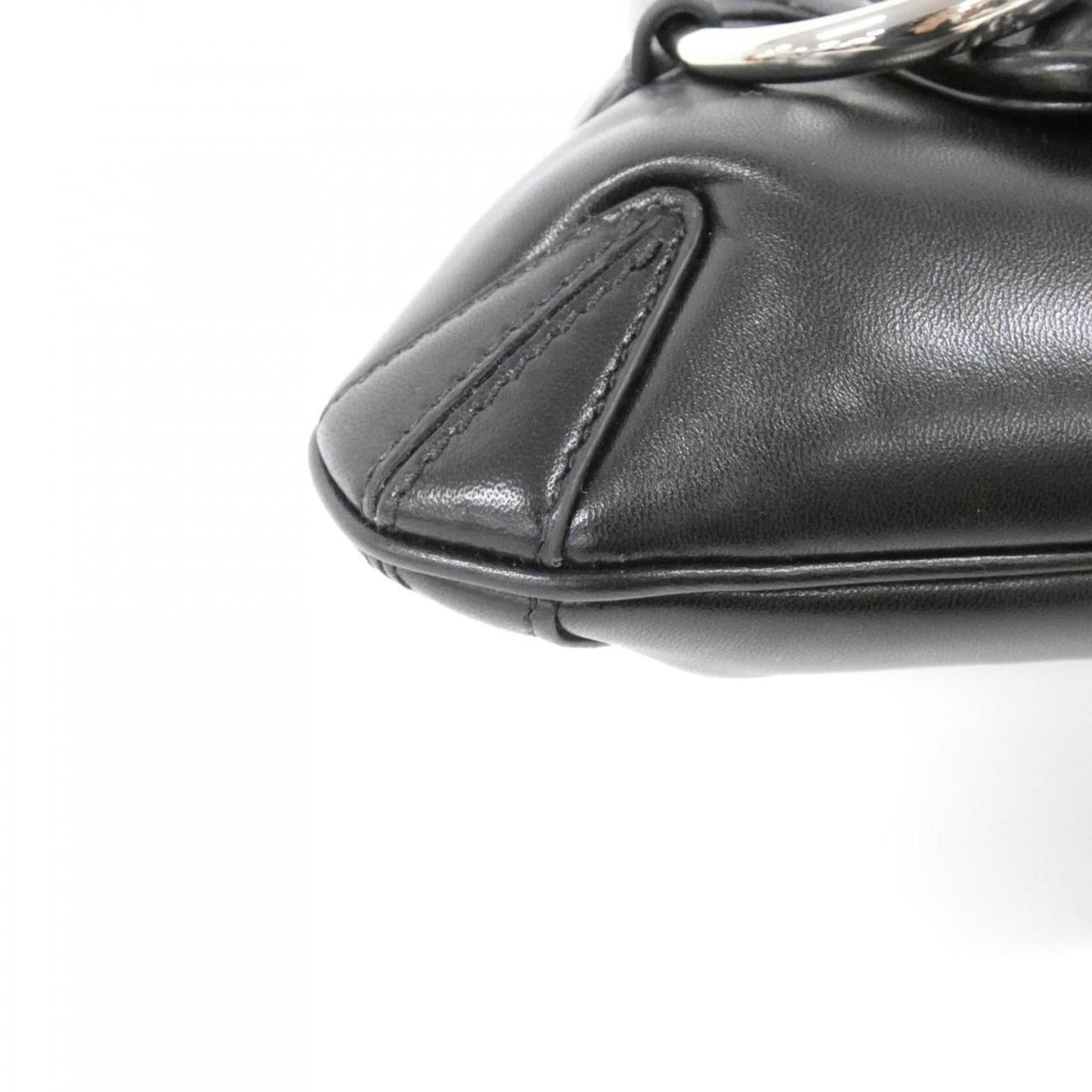 Gucci Black Leather Shoulder Bag ( )