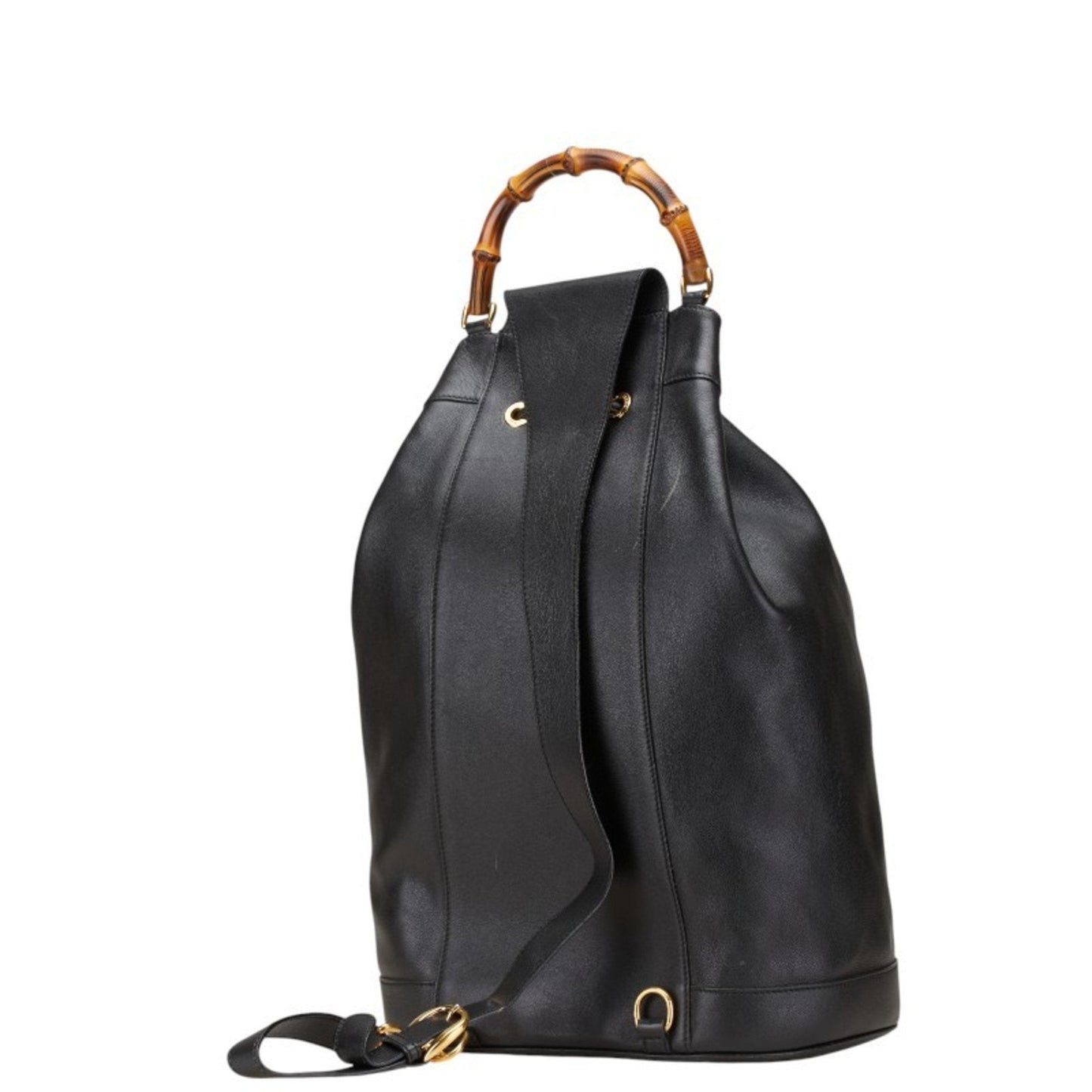 Gucci Black Leather Shoulder Bag Sling Bag ( )