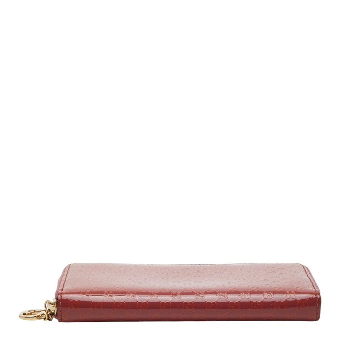 Gucci Pink Red Color Leather Long Wallet (Bi-Fold) ( )