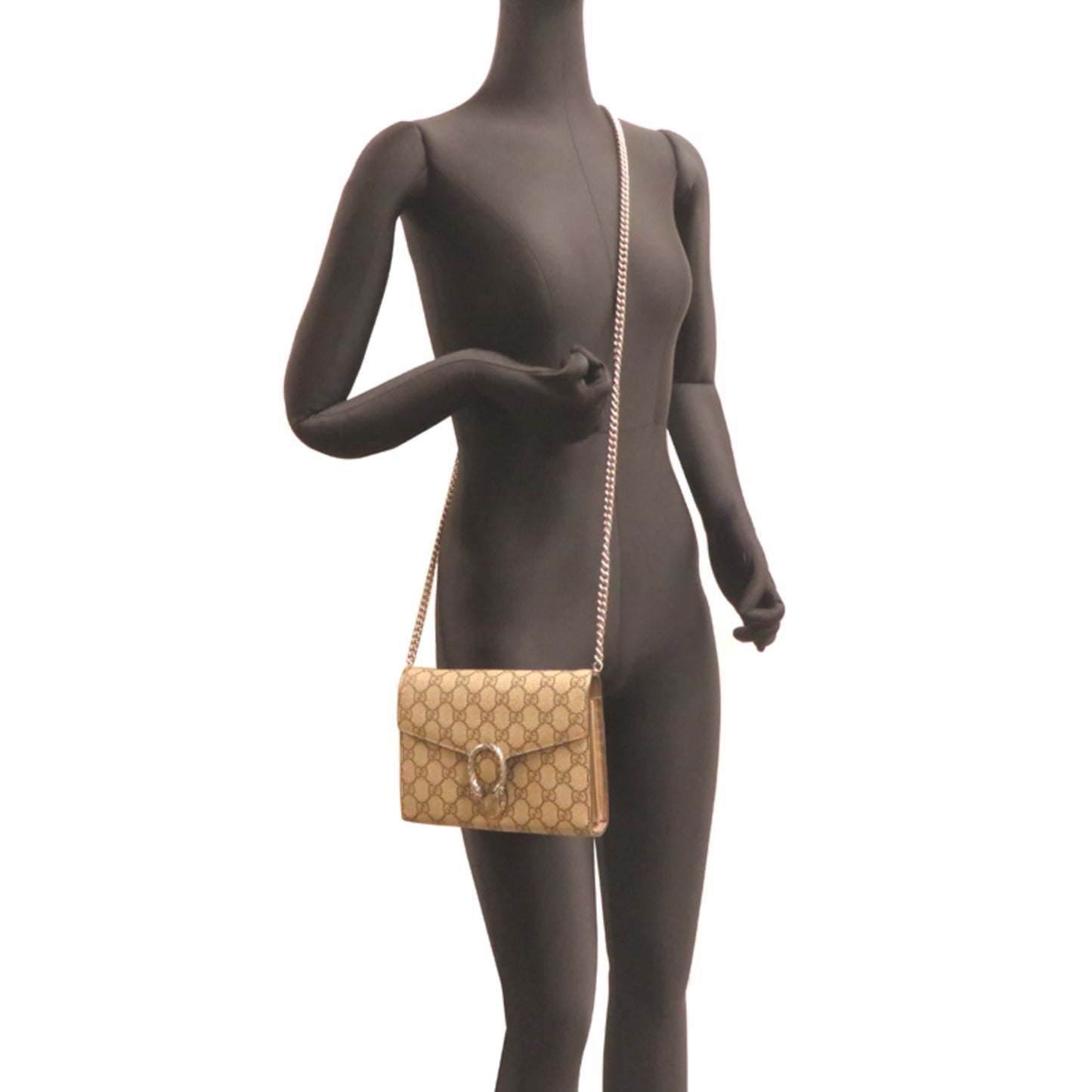 Gucci Beige Gg Supreme Shoulder Bag ( )