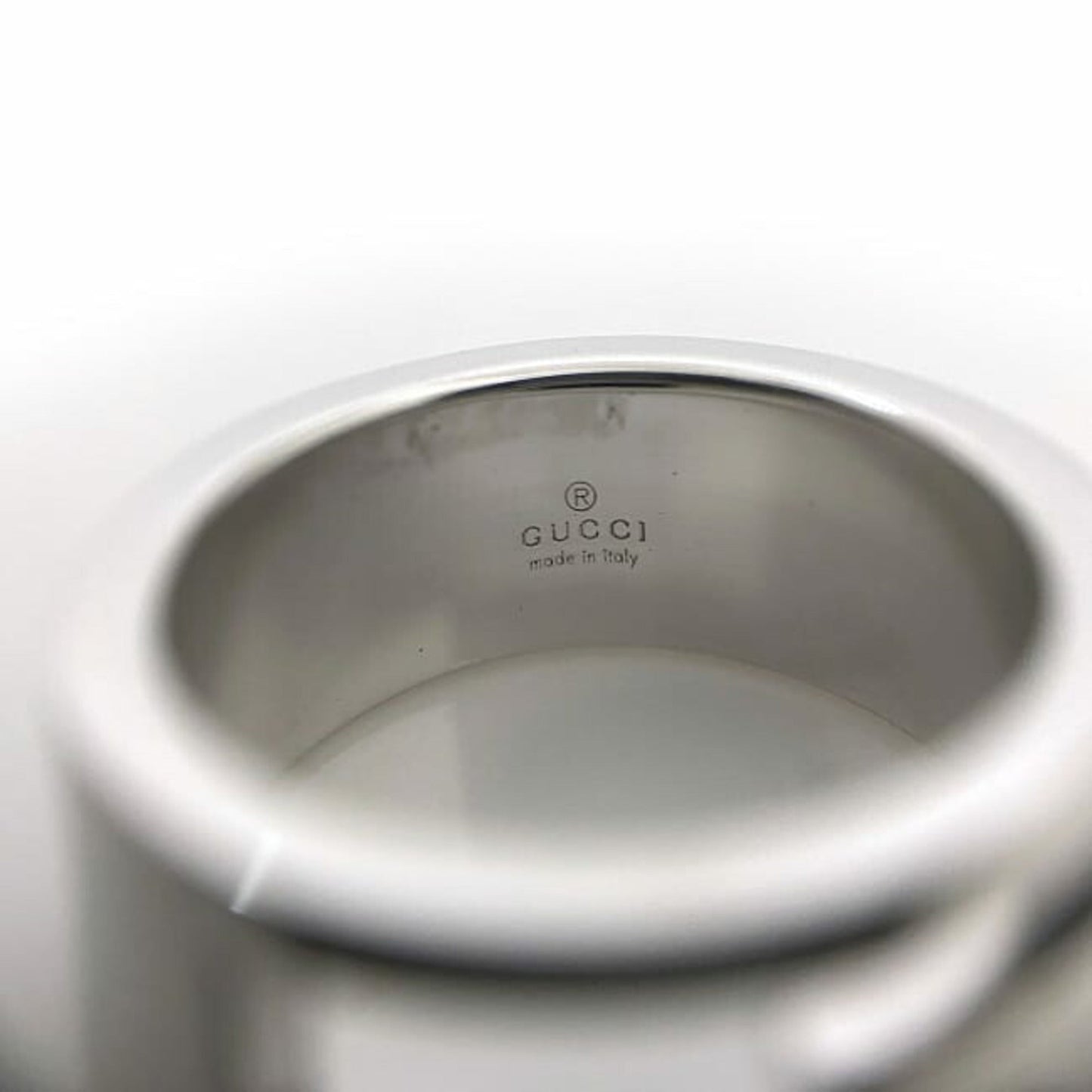 Gucci Silver 925 Band Ring ( )
