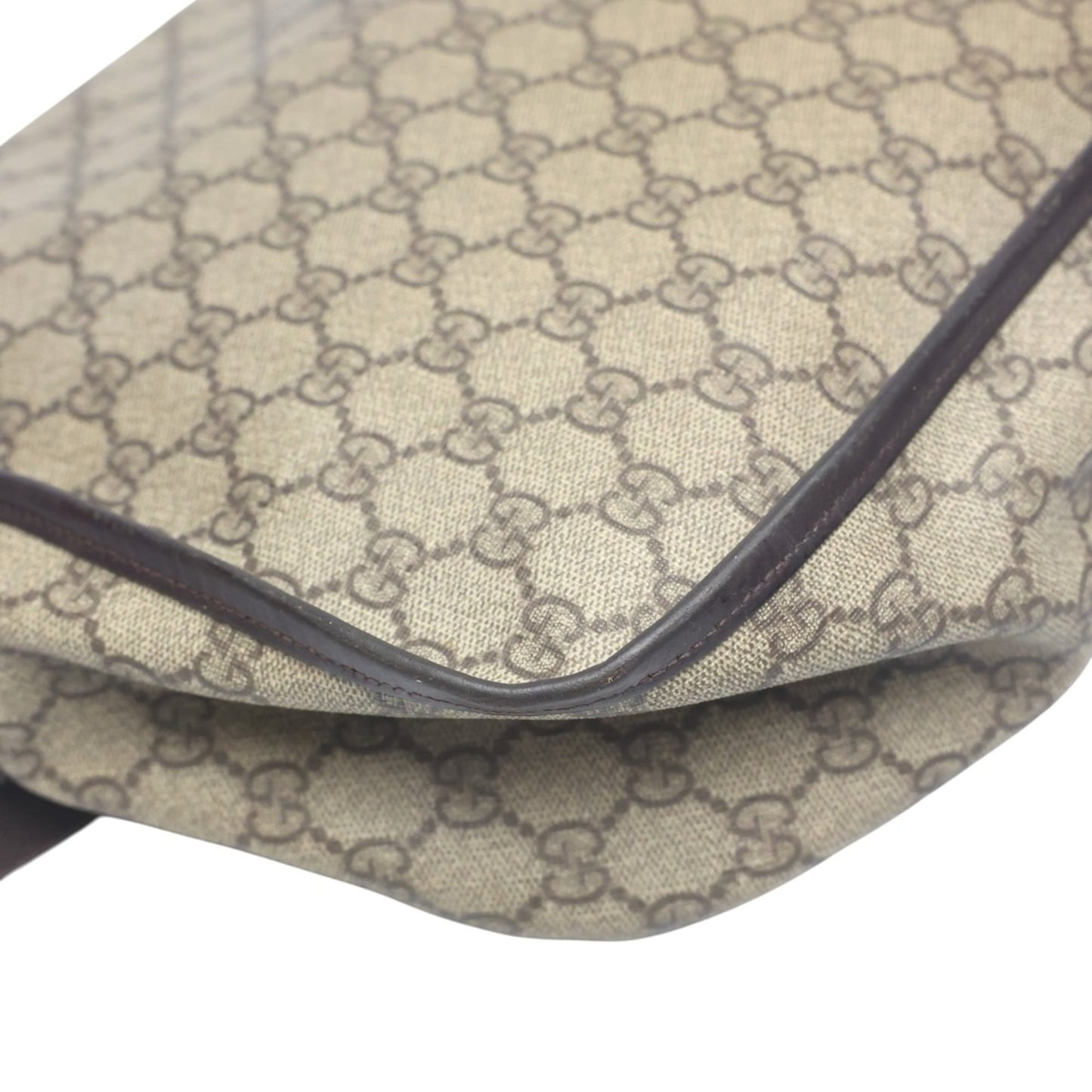 Gucci Brown Gg Plus Shoulder Bag ( )