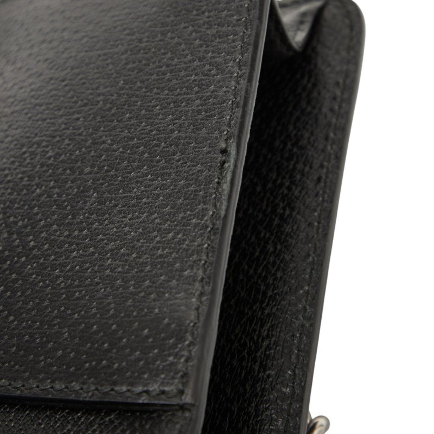 Gucci Black Leather Shoulder Bag ( )
