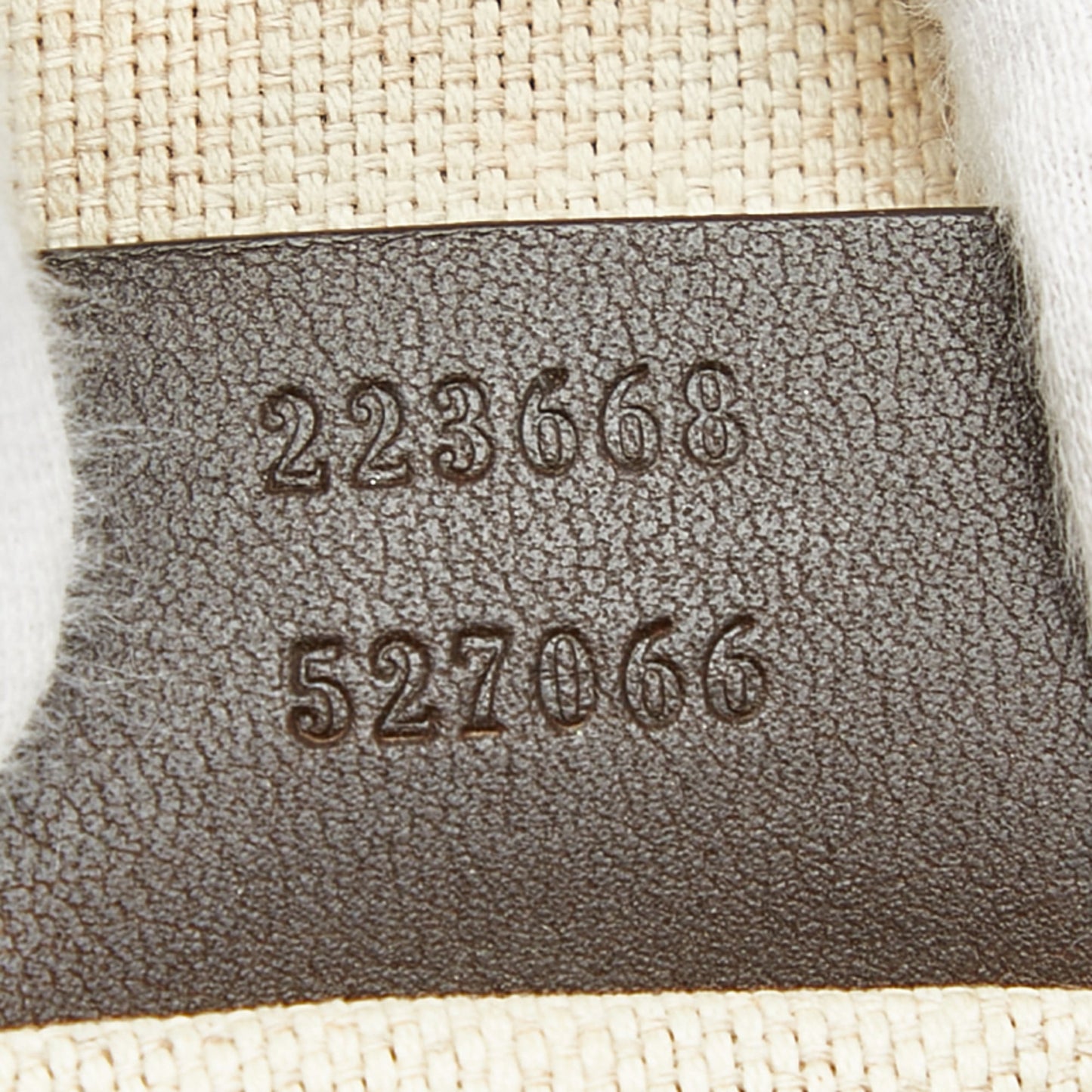Gucci Beige Brown Pvc Leather Tote Bag ( )