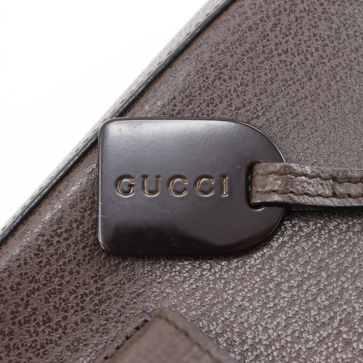 Gucci Brown Leather Handbag ( )