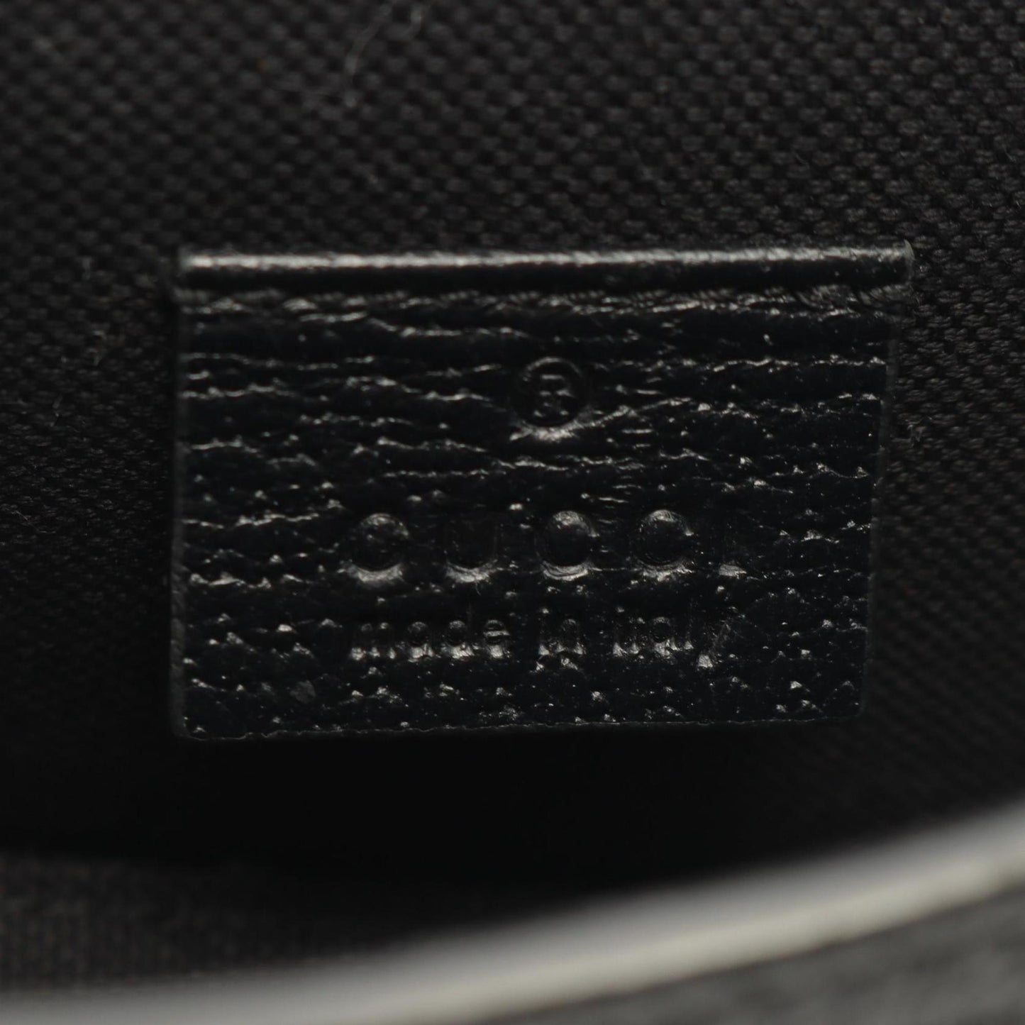Gucci Black Canvas Leather Shoulder Bag ( )